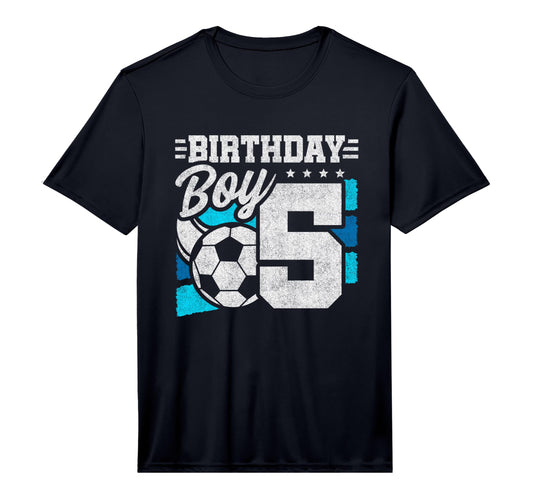 5Th Birthday Soccer Party 5 Year Old T-Shirt - Streetwear Style Unisex - T-Shirt, Sweatshirt, Hoodie