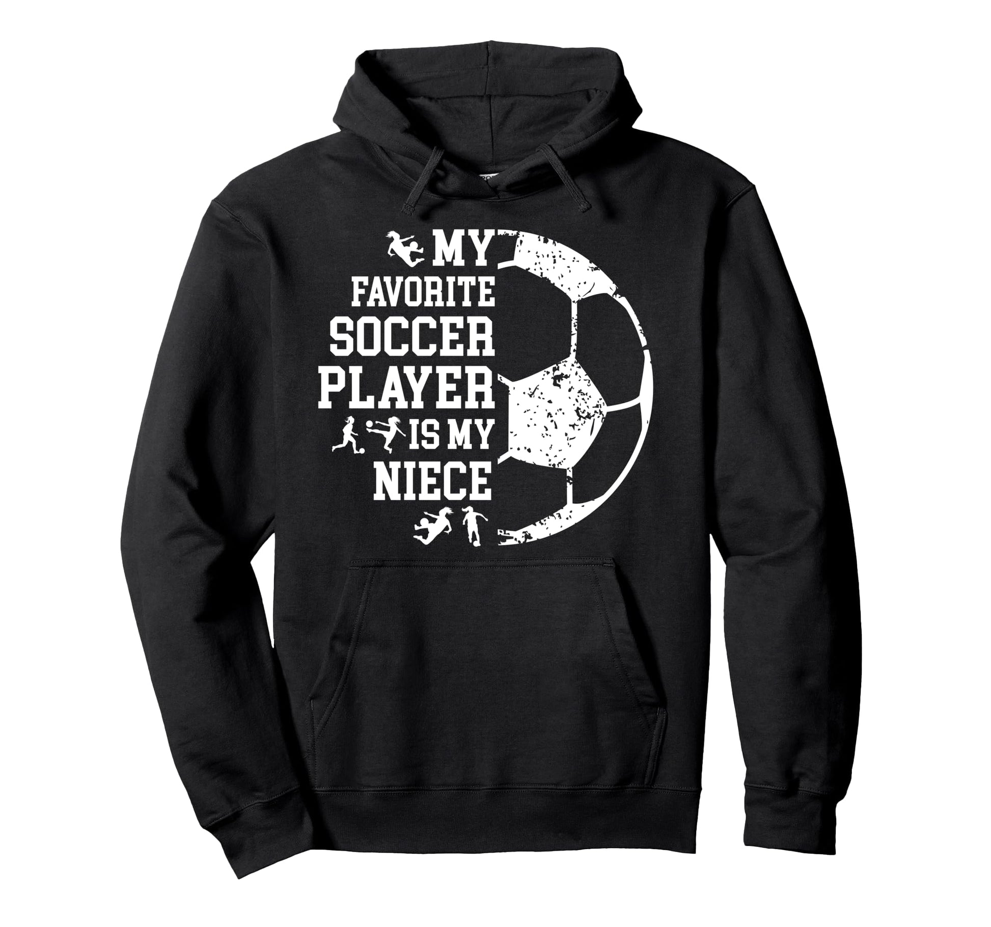 My Favorite Soccer Player Uncle Soccer Hoodie - Minimalist Print Unisex - T-Shirt, Sweatshirt, Hoodie