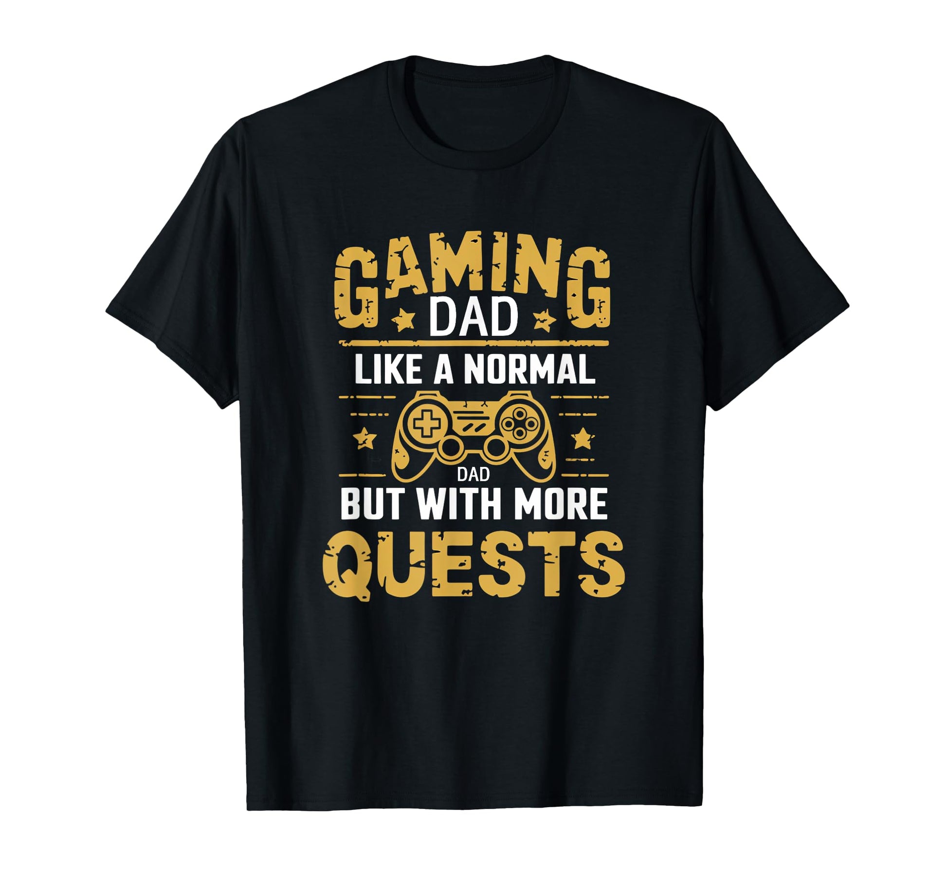 Gaming Dad Gamer Father Loves Video T-Shirt - Custom Art Print Unisex - T-Shirt, Sweatshirt, Hoodie