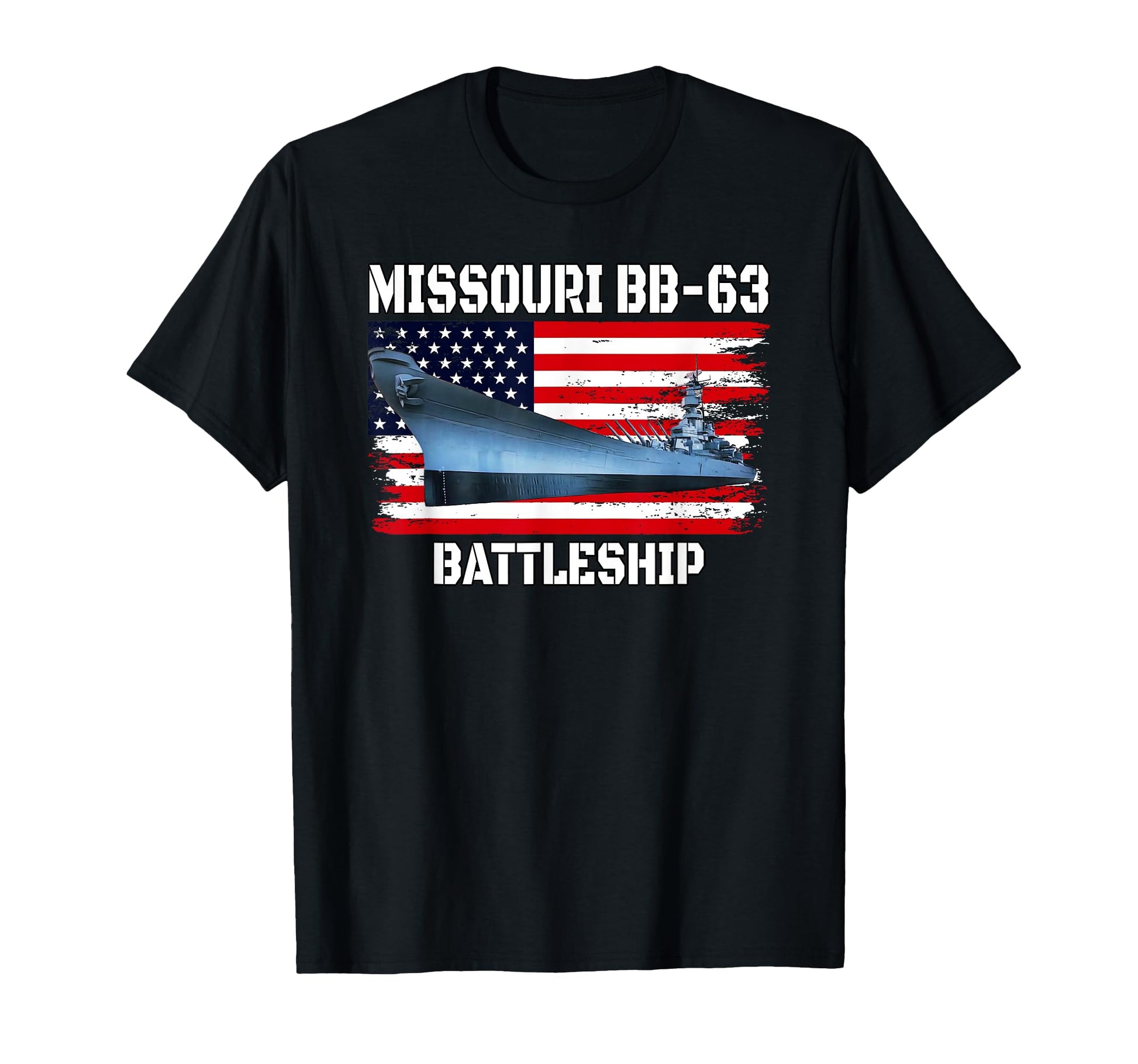Uss Missouri Bb 63 Battleship Veterans T-Shirt - Graphic Print Unisex - T-Shirt, Sweatshirt, Hoodie