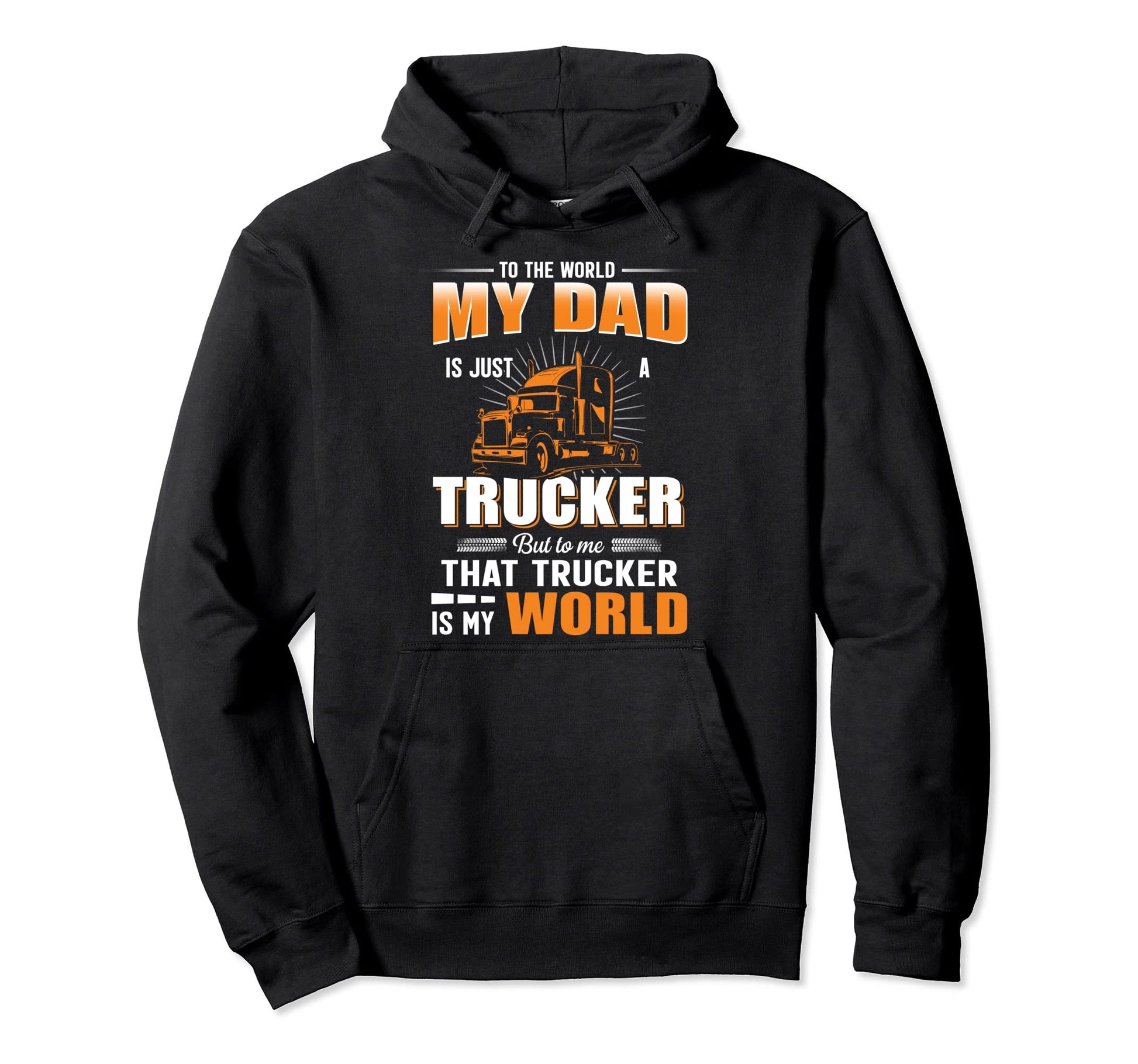 My Son Is Trucker Mom And Dad Hoodie - Aesthetic Graphic Men Women - T-Shirt, Sweatshirt, Hoodie