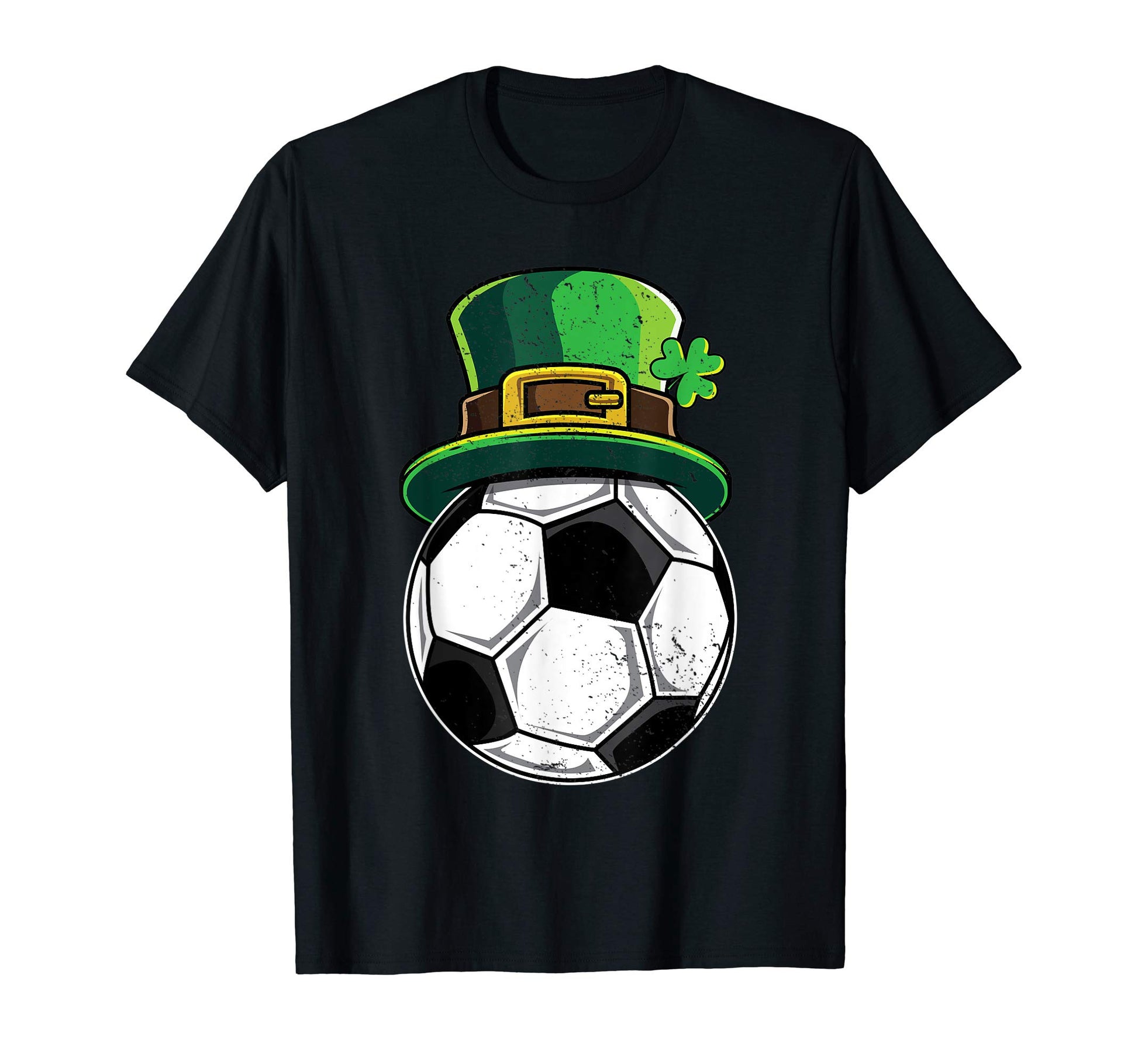 Funny Shamrock Four Leaf Clover Hat T-Shirt - Custom Art Print Unisex - T-Shirt, Sweatshirt, Hoodie