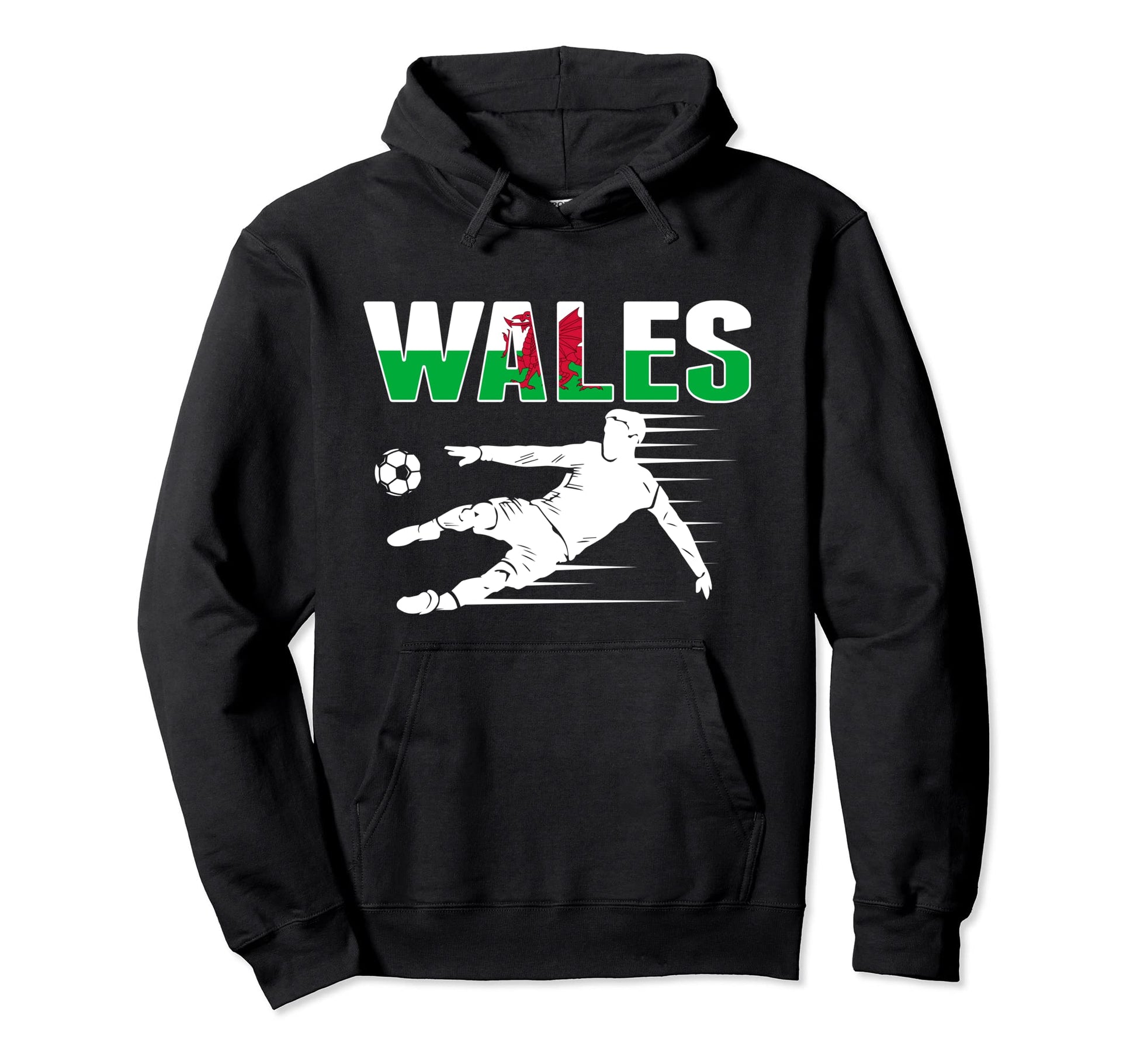 Wales Soccer Fans Jersey Proud Welsh Hoodie - Unique Graphic Unisex - T-Shirt, Sweatshirt, Hoodie