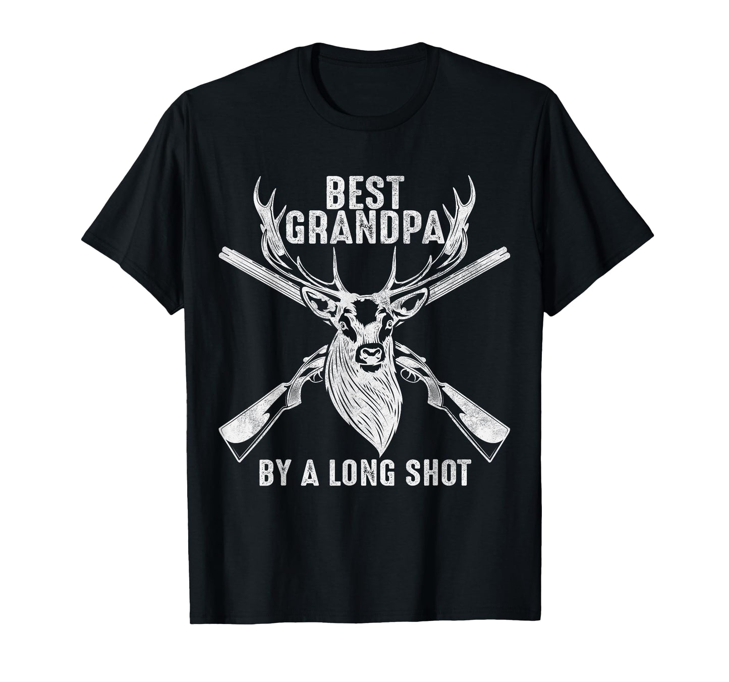 Best Grandpa Long Shot Deer Hunting T-Shirt - Graphic Print Men Women - T-Shirt, Sweatshirt, Hoodie