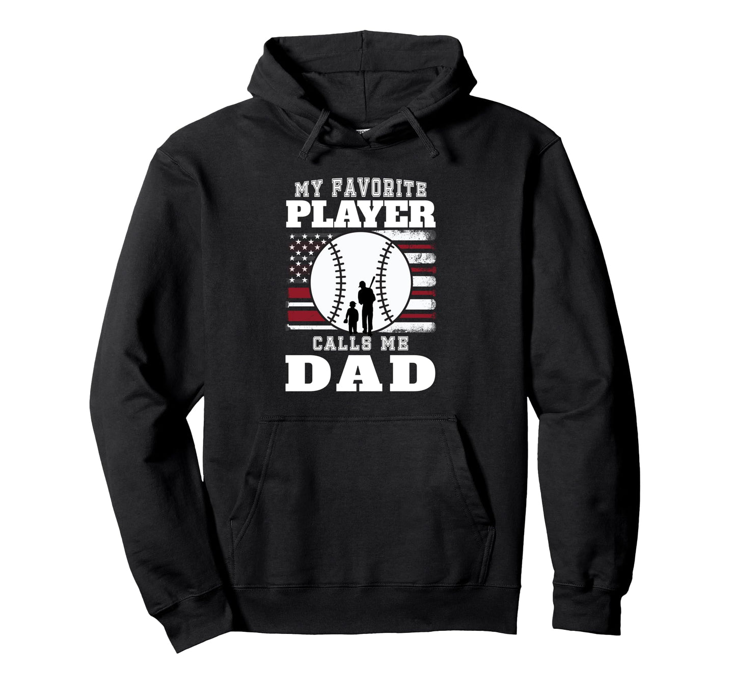 My Favorite Player Calls Me Dad Hoodie - Custom Art Print Men Women - T-Shirt, Sweatshirt, Hoodie