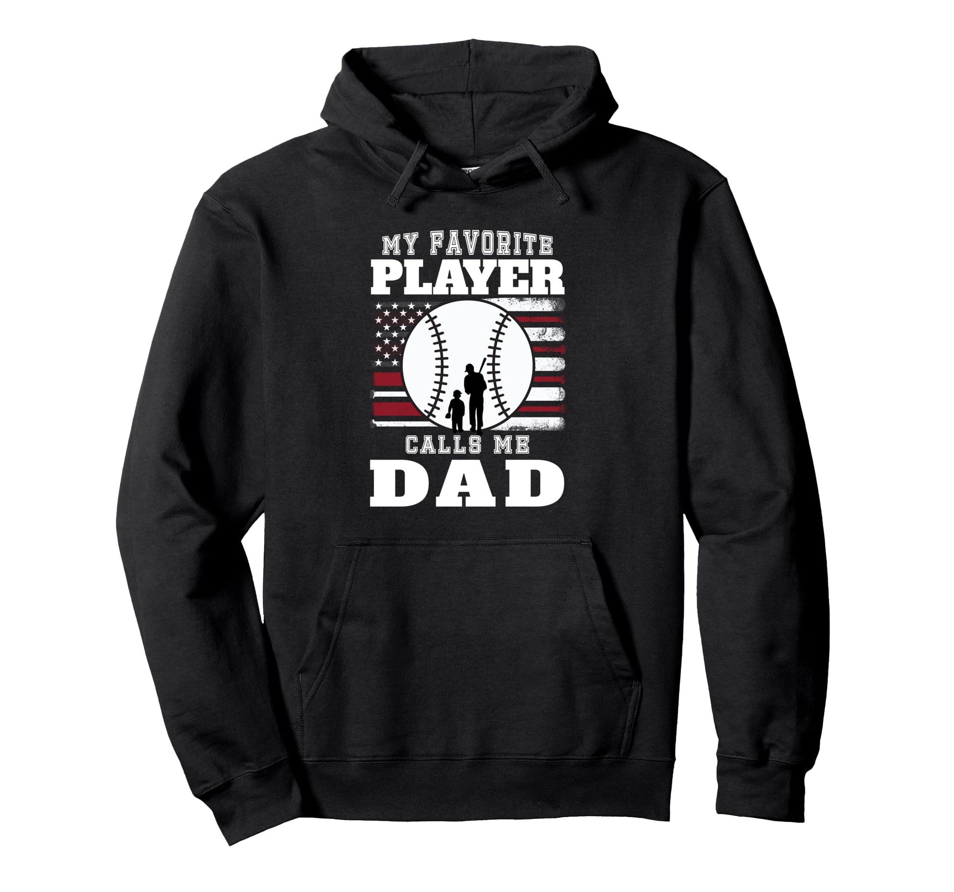 My Favorite Player Calls Me Dad Hoodie - Custom Art Print Men Women - T-Shirt, Sweatshirt, Hoodie