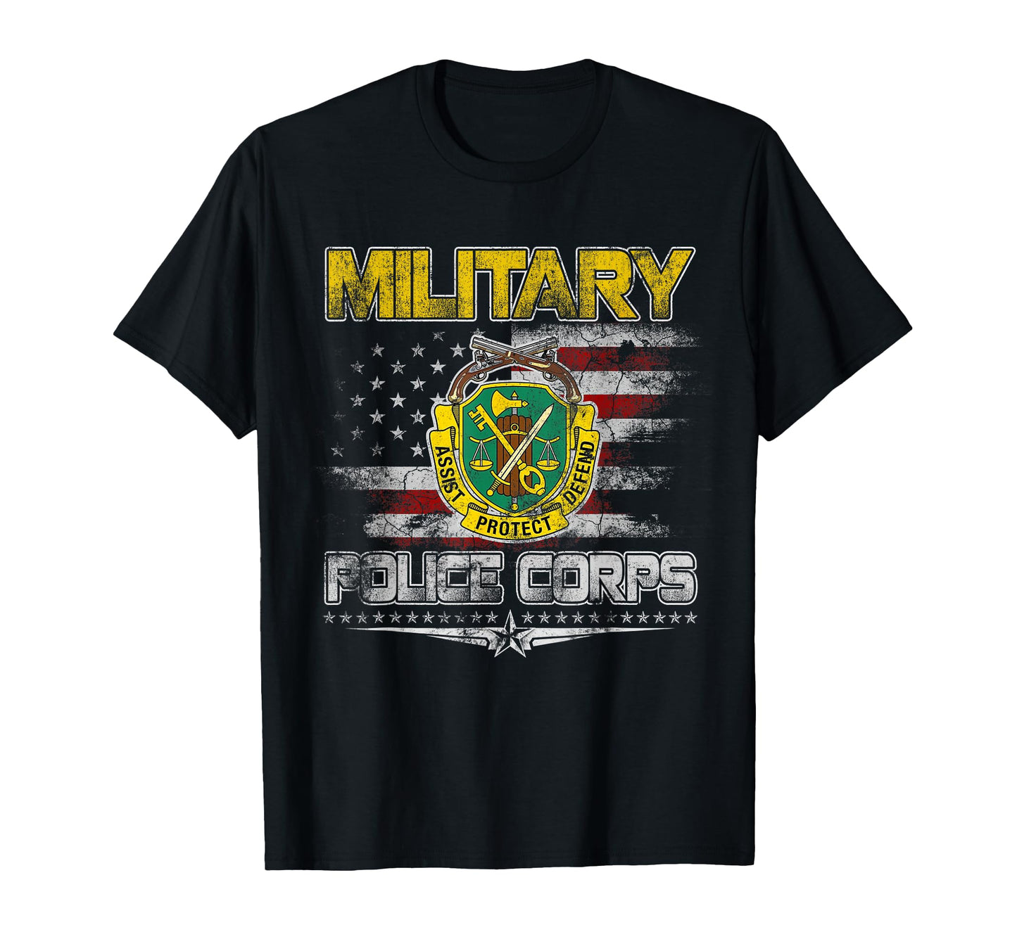 Usa Military Police Corps Veteran T-Shirt - Casual Everyday Wear Men Women - T-Shirt, Sweatshirt, Hoodie