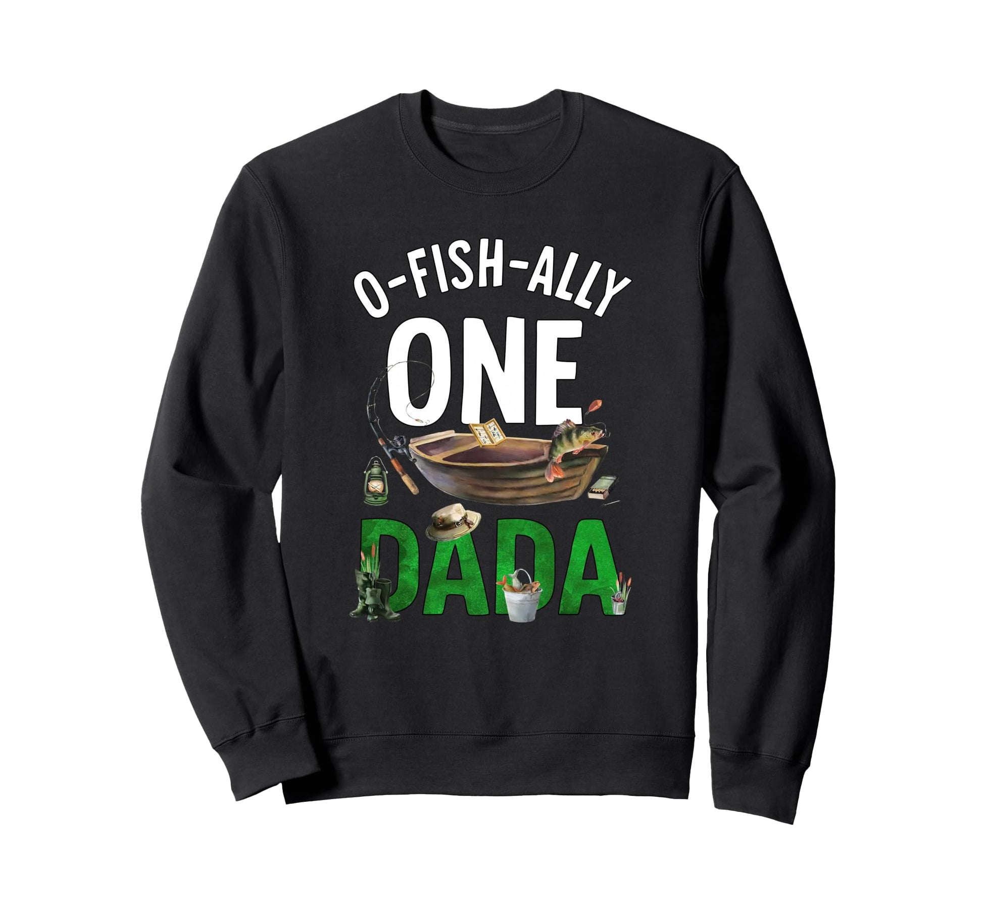 O Fish Ally One Dada 1St Birthday Sweatshirt - Unique Graphic for Adults - T-Shirt, Sweatshirt, Hoodie