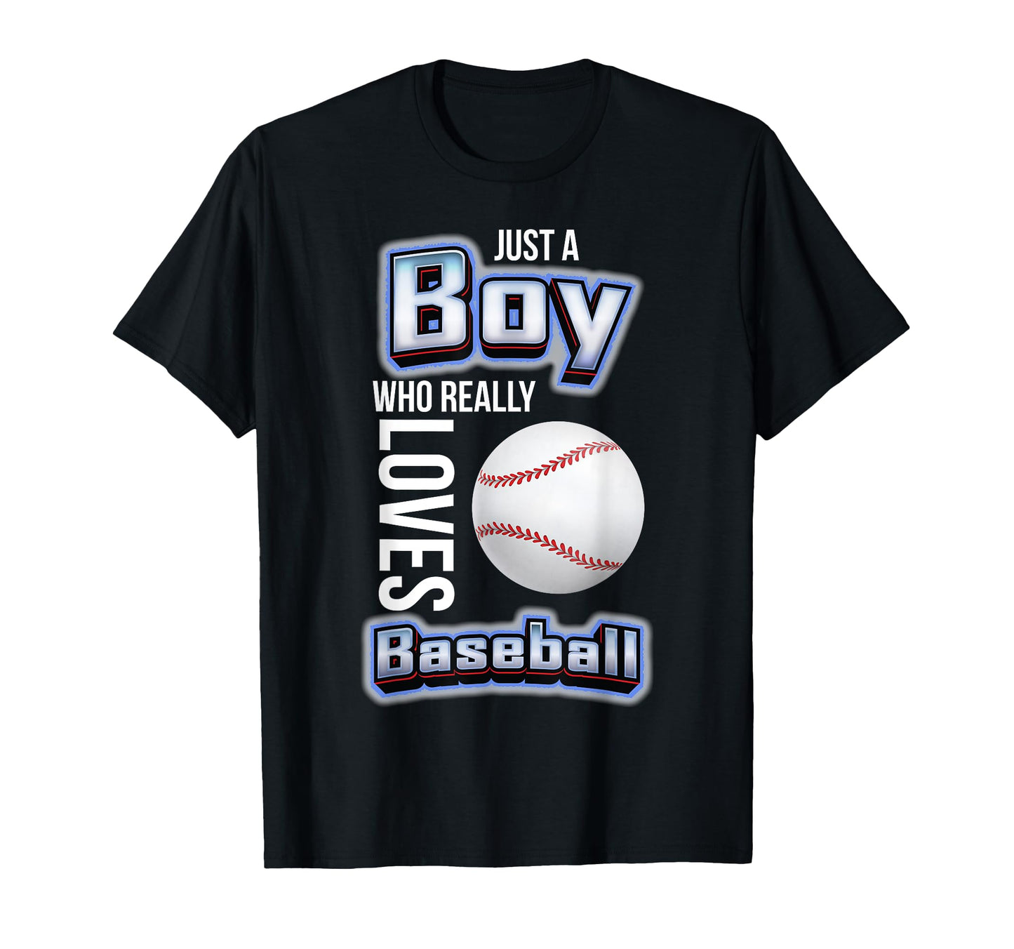 Just Who Really Loves Baseball T-Shirt - Casual Everyday Wear for Adults - T-Shirt, Sweatshirt, Hoodie