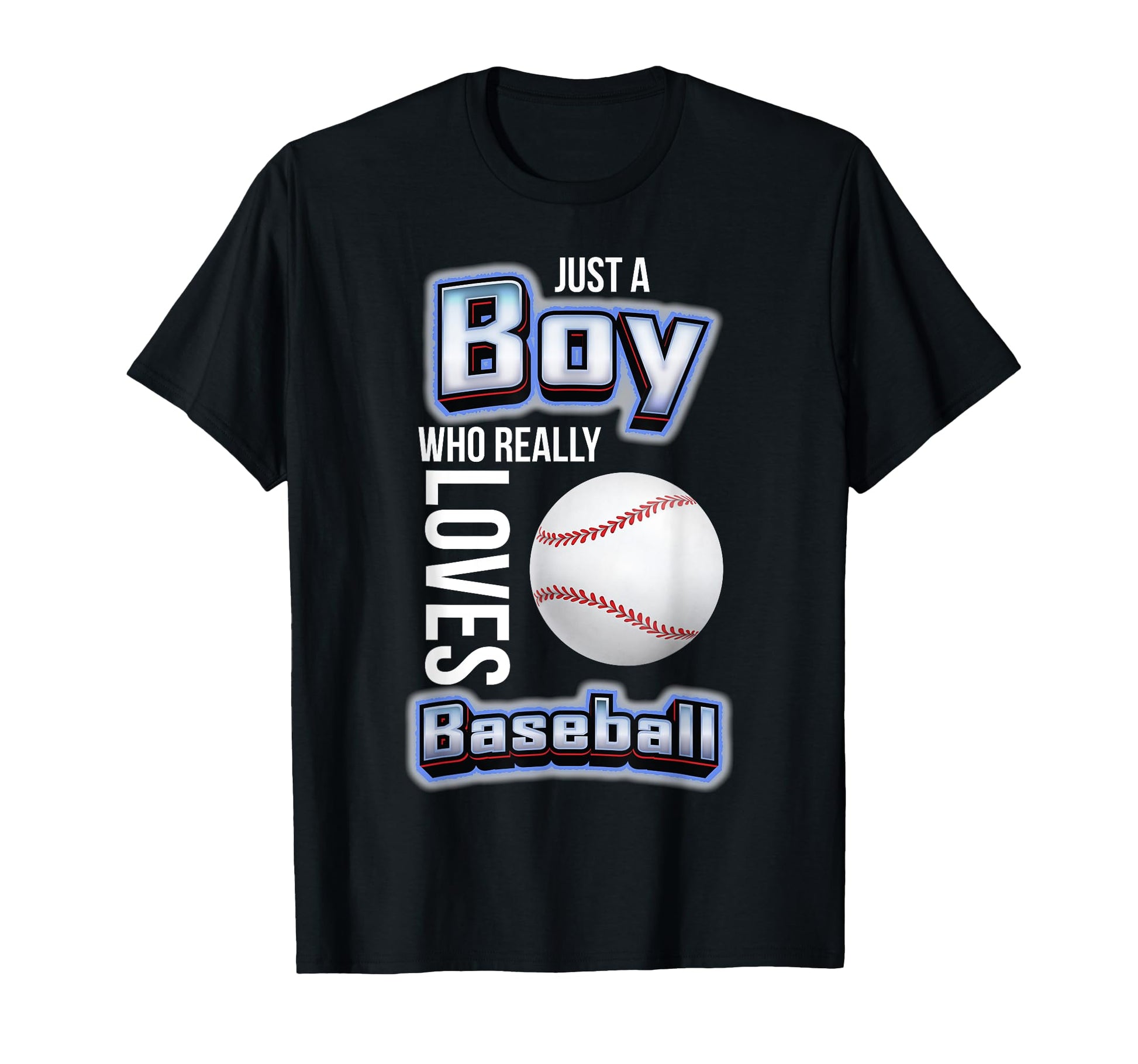 Just Who Really Loves Baseball T-Shirt - Casual Everyday Wear for Adults - T-Shirt, Sweatshirt, Hoodie