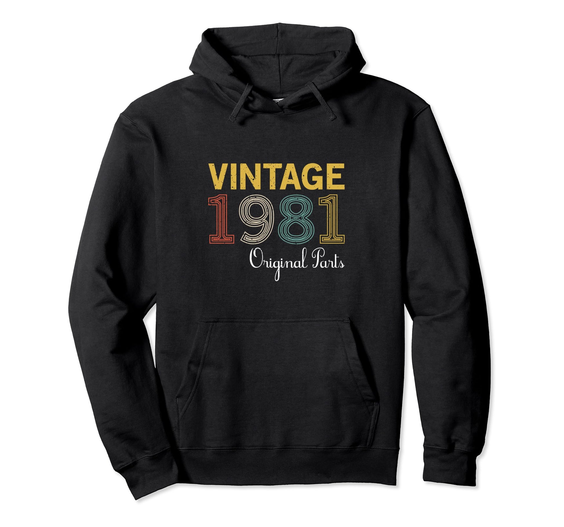 Year 1981 Gift Birthday Mom Dad Hoodie - Novelty Apparel Men Women - T-Shirt, Sweatshirt, Hoodie
