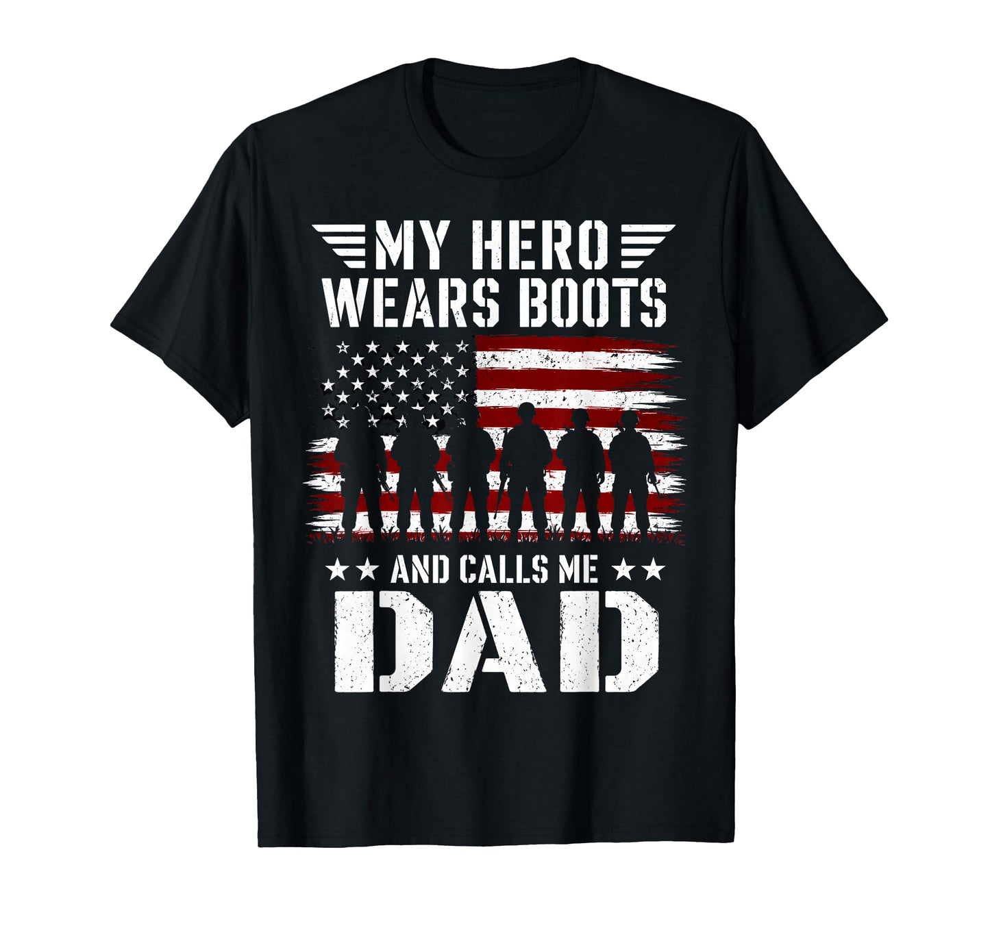 My Hero Wears Boots And Calls Me T-Shirt - Fun Novelty Design Men Women - T-Shirt, Sweatshirt, Hoodie