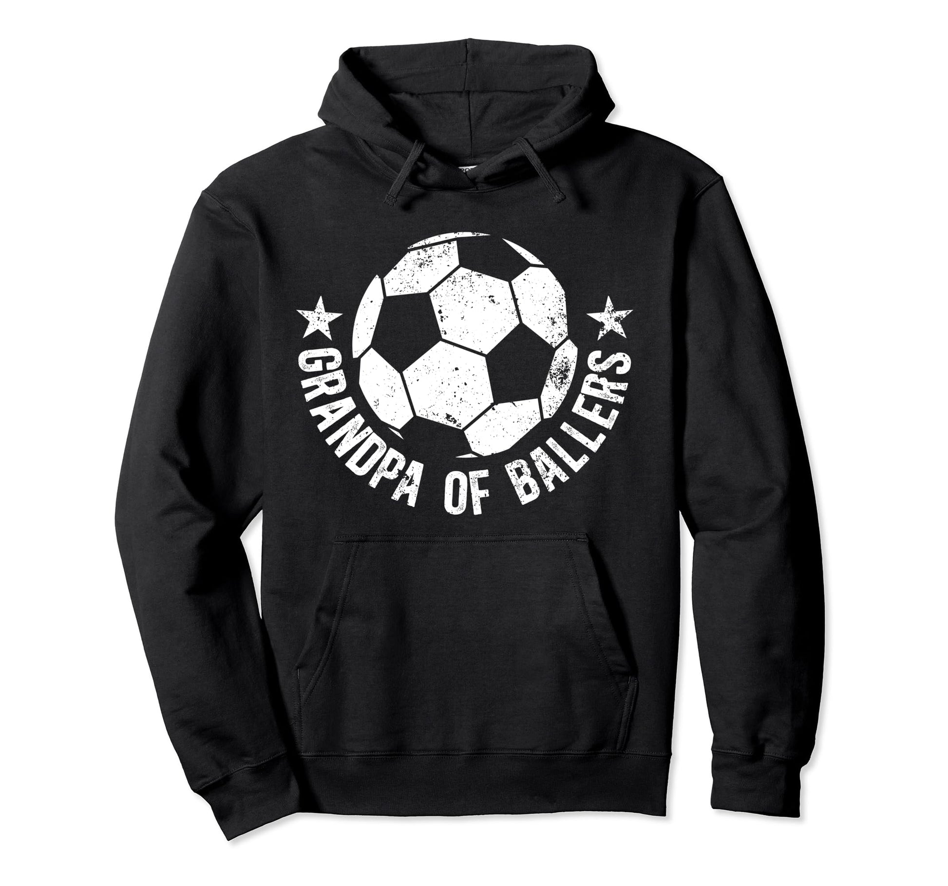 Grandpa Ballers Soccer Grandpa Soccer Hoodie - Custom Art Print for Adults - T-Shirt, Sweatshirt, Hoodie