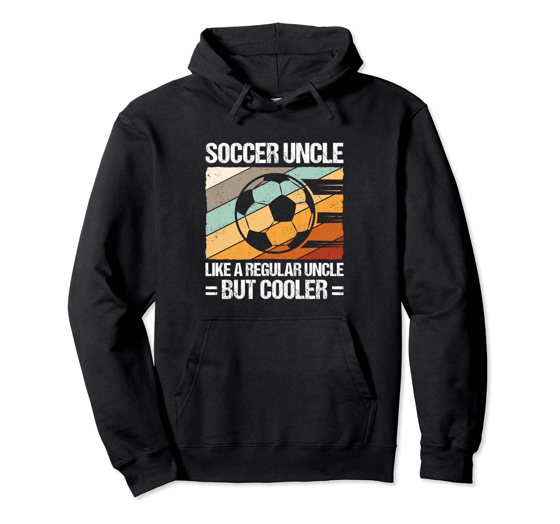 Soccer Uncle Like Regular Uncle But Hoodie - Minimalist Print for Adults - T-Shirt, Sweatshirt, Hoodie