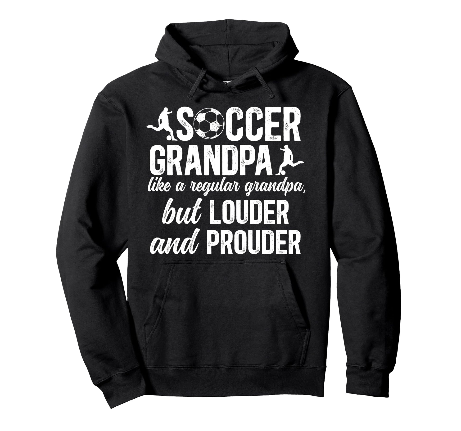 Soccer Grandpa Soccer Player Hoodie - Aesthetic Graphic for Adults - T-Shirt, Sweatshirt, Hoodie