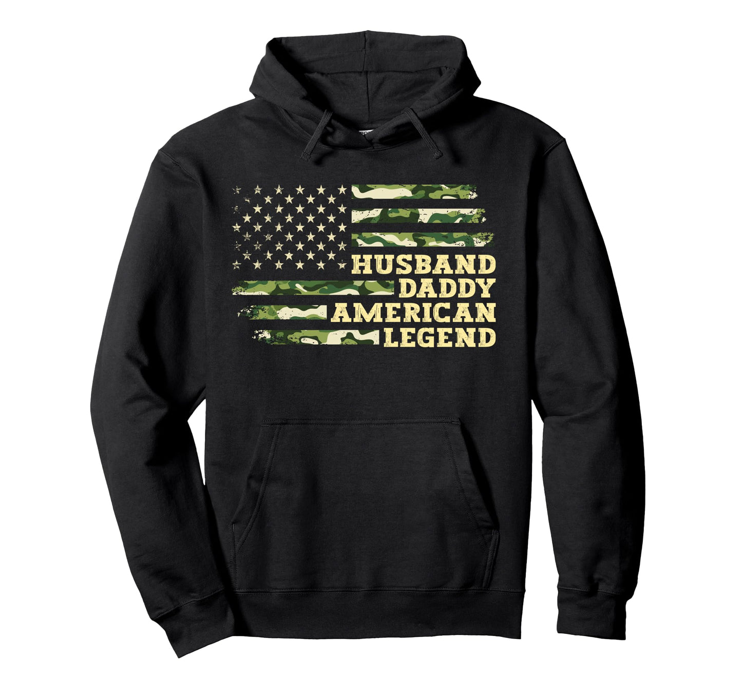 Husband Daddy American Legend Fathers Hoodie - Trendy Graphic Men Women - T-Shirt, Sweatshirt, Hoodie