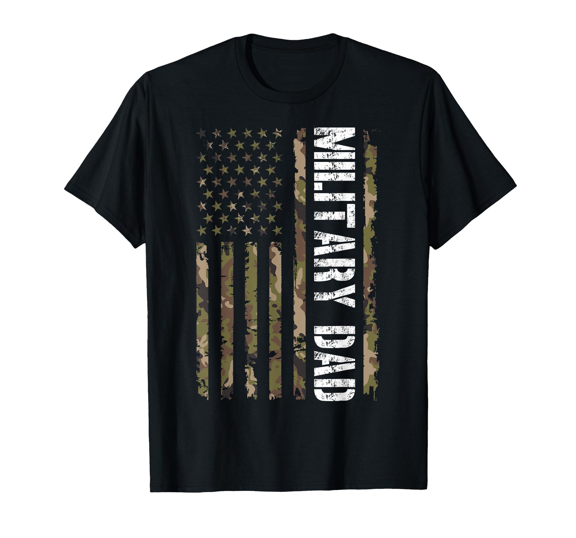 Military Dad Us Flag Soldier Dad T-Shirt - Streetwear Style Unisex - T-Shirt, Sweatshirt, Hoodie