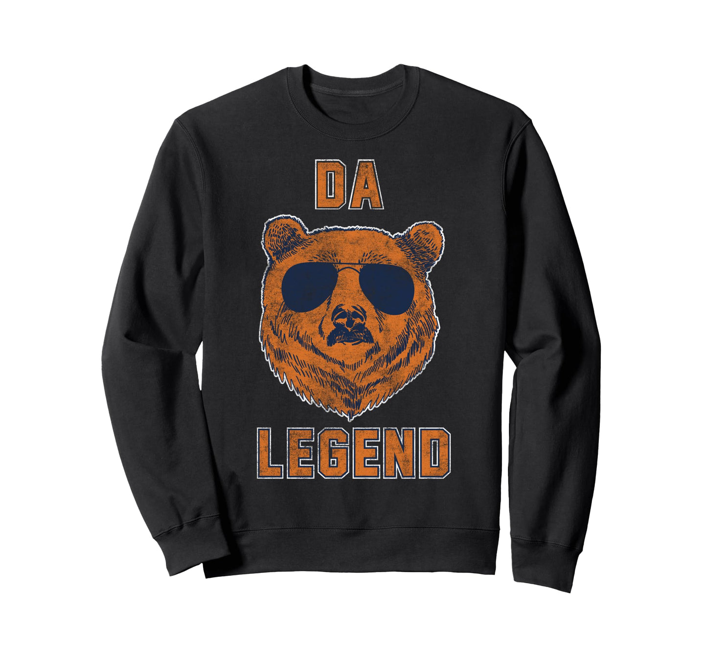 Da Legend Bear Sweatshirt - Minimalist Print for Adults - T-Shirt, Sweatshirt, Hoodie