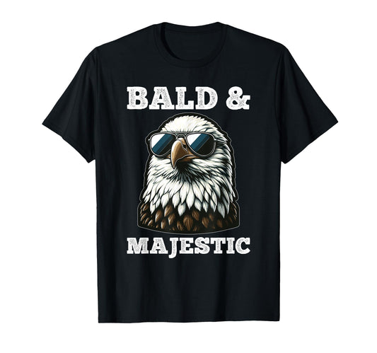 Bald Majestic Sexy Bald Guy Funny Dad T-Shirt - Custom Art Print Men Women - T-Shirt, Sweatshirt, Hoodie