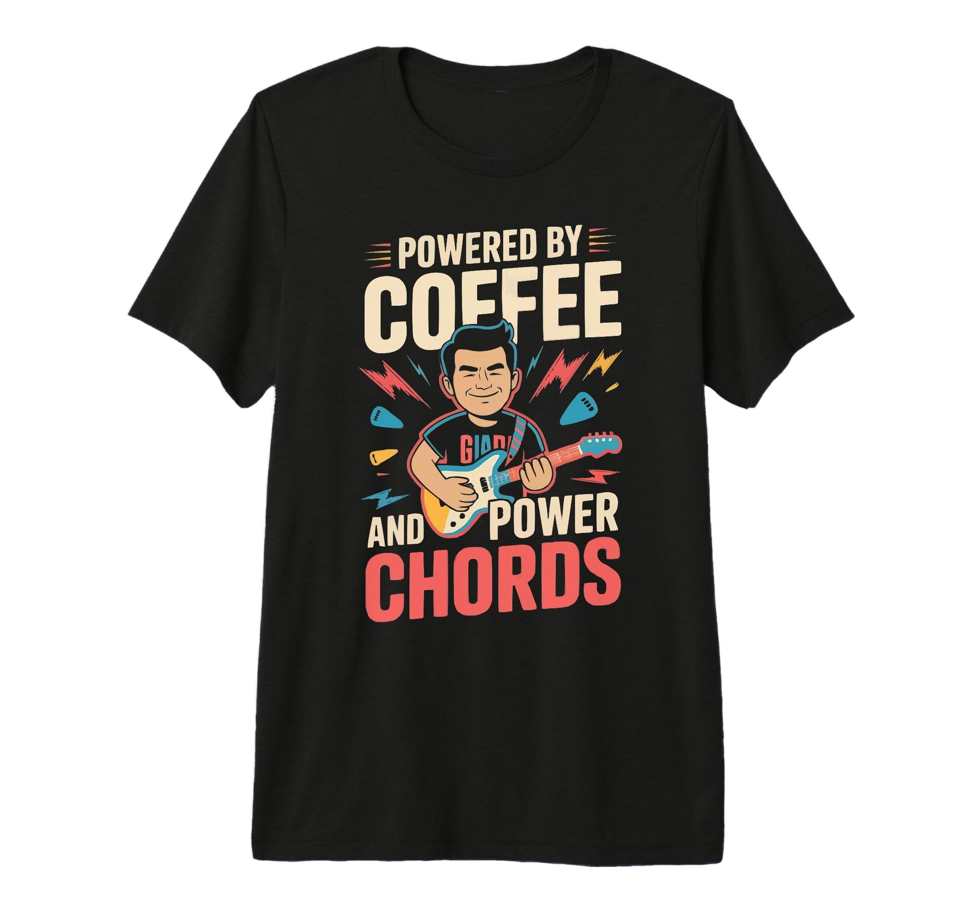 Guitarist Dad Guitar Player Daddy T-Shirt - Casual Everyday Wear Unisex - T-Shirt, Sweatshirt, Hoodie