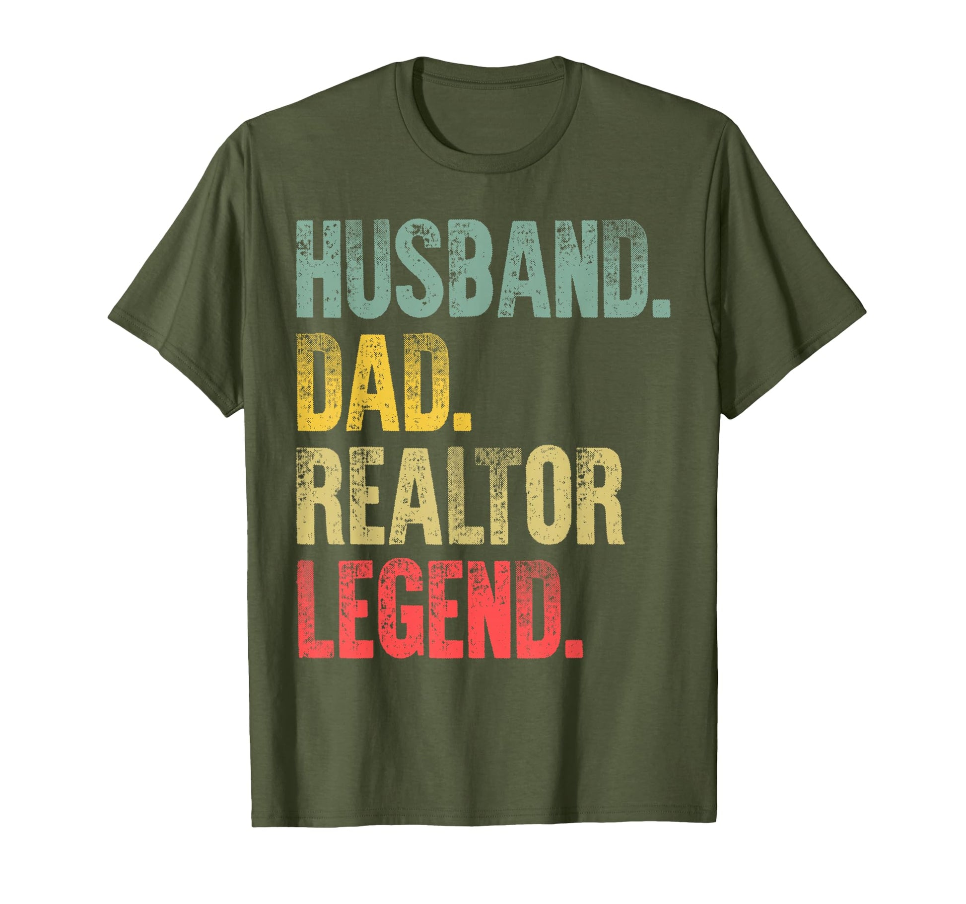 Funny Husband Dad Realtor Legend T-Shirt - Minimalist Print Men Women - T-Shirt, Sweatshirt, Hoodie