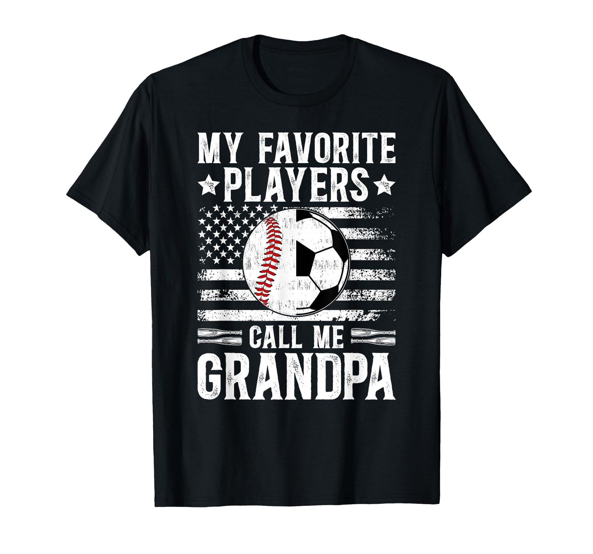 My Favorite Players Call Me Grandpa T-Shirt - Aesthetic Graphic for Adults - T-Shirt, Sweatshirt, Hoodie
