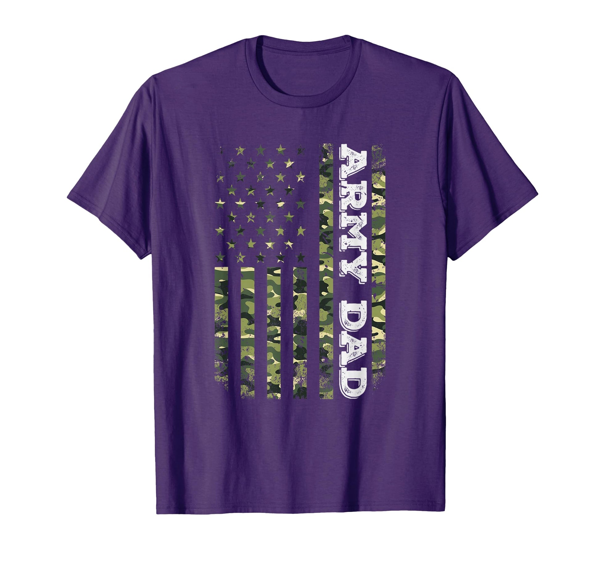 Patriotic Army Dad Fathers Day T-Shirt - Casual Everyday Wear Men Women - T-Shirt, Sweatshirt, Hoodie