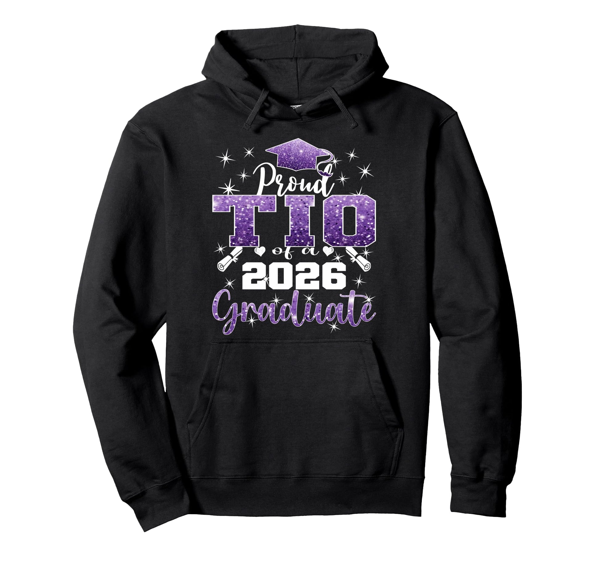 Super Proud Tio 2026 Graduate Senior Hoodie - Fun Novelty Design Unisex - T-Shirt, Sweatshirt, Hoodie