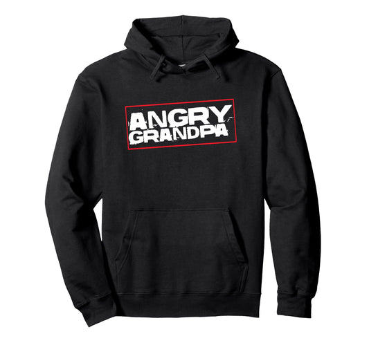 Angry Grandpa Hoodie - Minimalist Print Unisex - T-Shirt, Sweatshirt, Hoodie