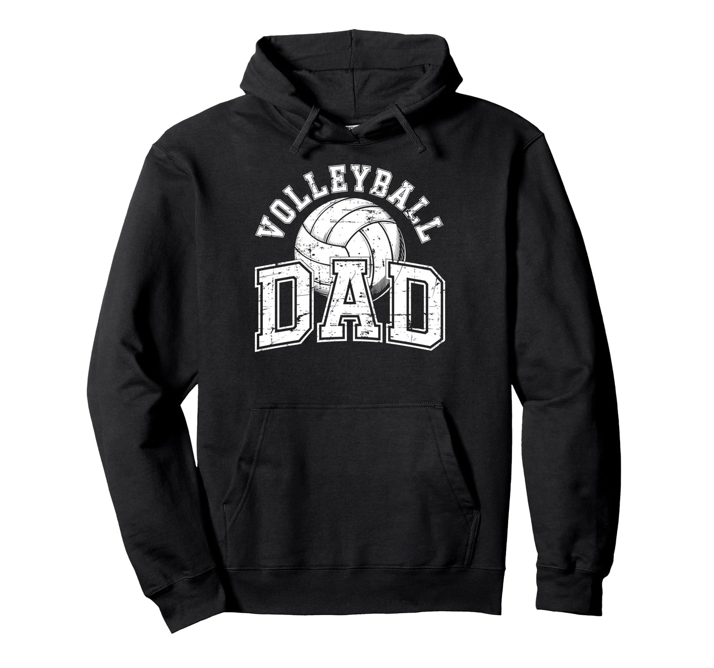 Ball Volleyball Dad Father Sport Fan Hoodie - Aesthetic Graphic Unisex - T-Shirt, Sweatshirt, Hoodie