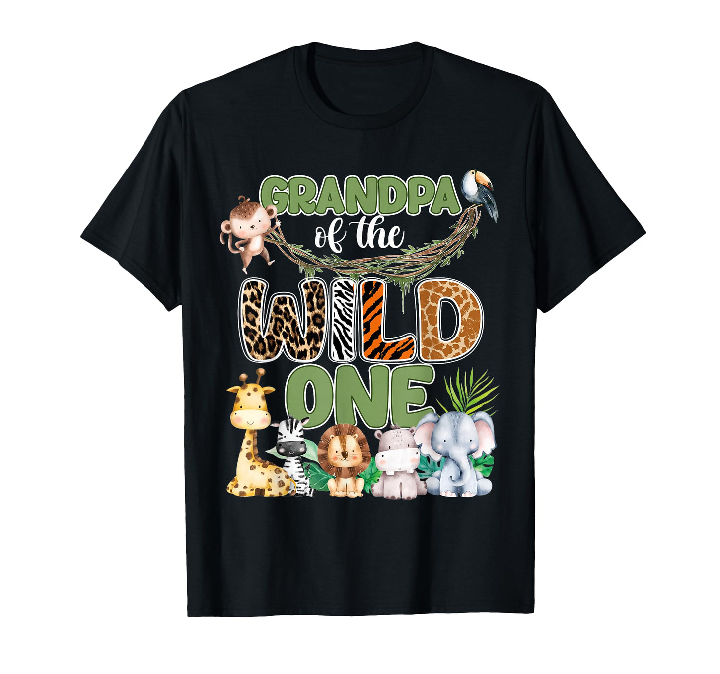 Grandpa Wild One 1St Birthday T-Shirt - Fun Novelty Design Men Women - T-Shirt, Sweatshirt, Hoodie