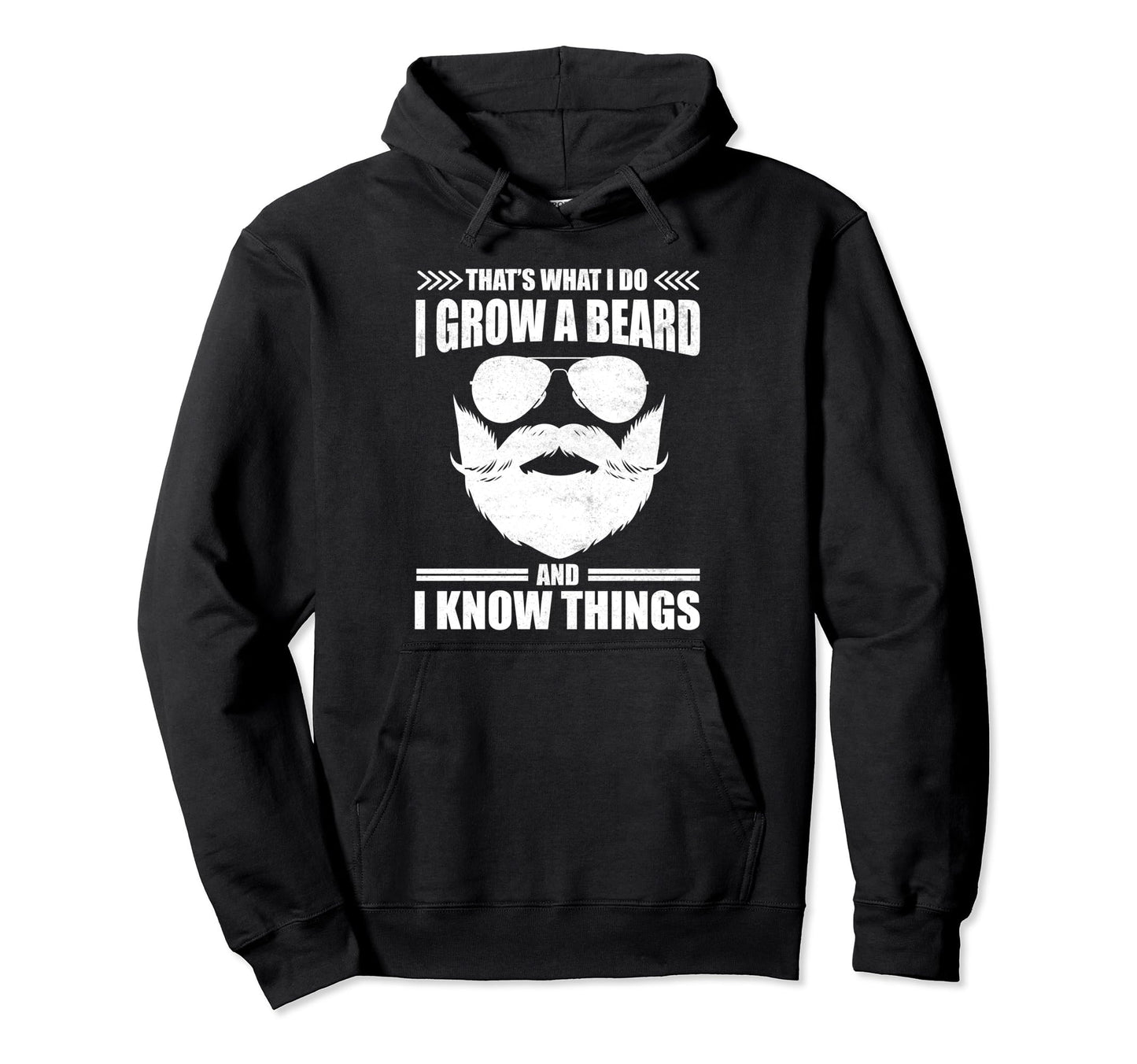 Bearded Dad Funny Beard Lover Bearded Hoodie - Novelty Apparel for Adults - T-Shirt, Sweatshirt, Hoodie
