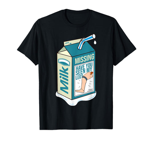 Amputee Funny Gift Prosthetic Joke T-Shirt - Minimalist Print Unisex - T-Shirt, Sweatshirt, Hoodie