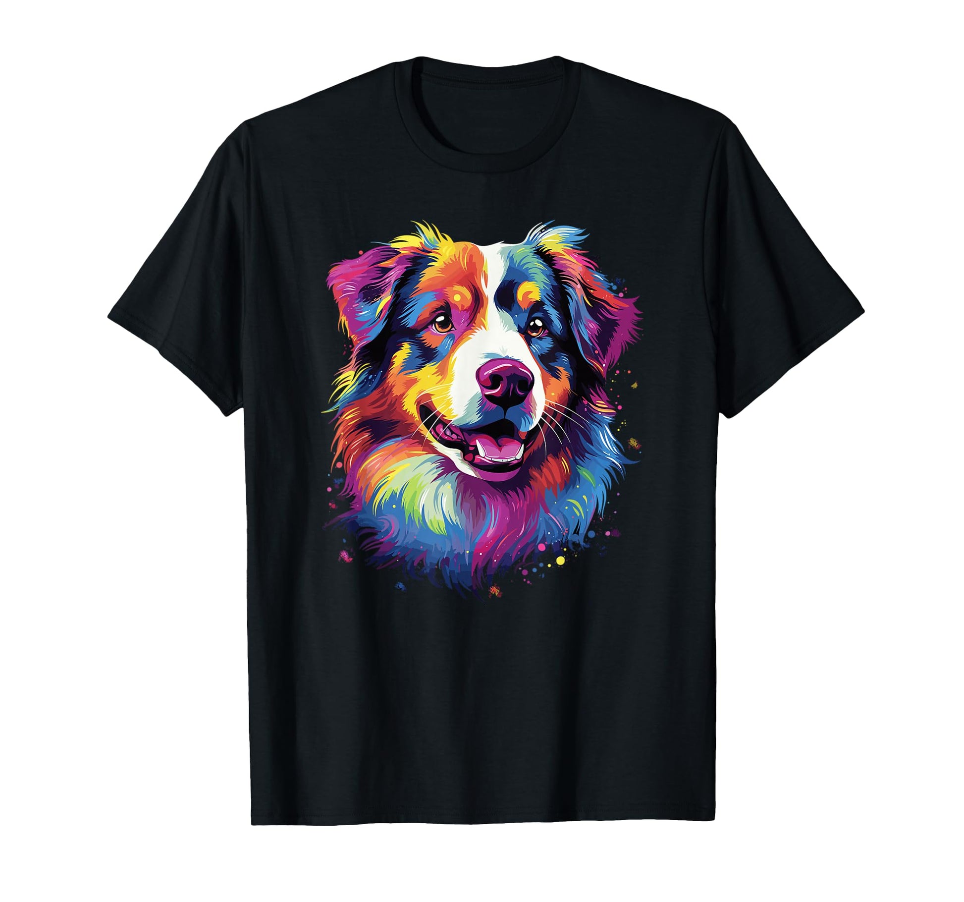 Watercolour Colourful Australian T-Shirt - Aesthetic Graphic for Adults - T-Shirt, Sweatshirt, Hoodie