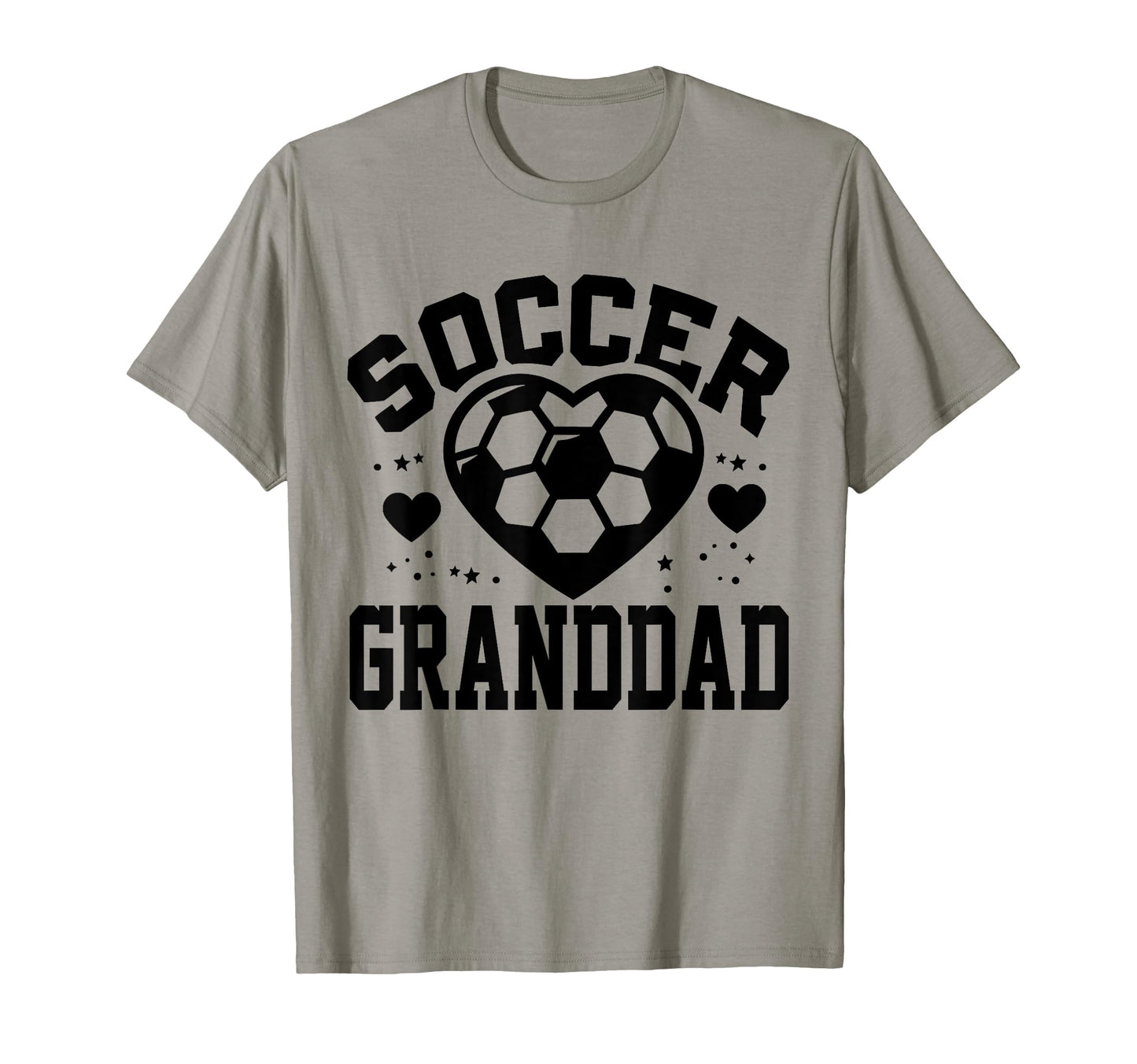 Soccer Granddad Heart Granddad T-Shirt - Aesthetic Graphic Men Women - T-Shirt, Sweatshirt, Hoodie