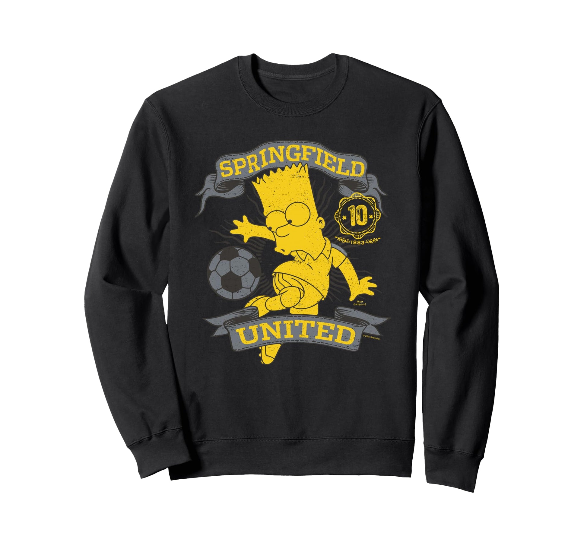 Simpsons Soccer Bart Simpson Sweatshirt - Casual Everyday Wear for Adults - T-Shirt, Sweatshirt, Hoodie