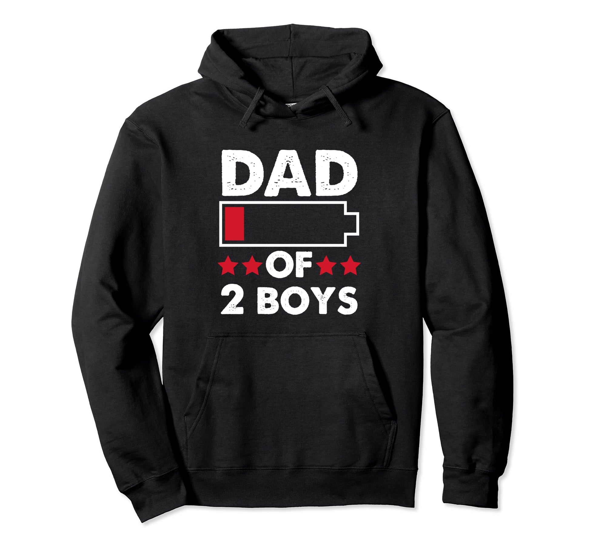 Funny Dad 2 Fathers Day Gift Hoodie - Custom Art Print Unisex - T-Shirt, Sweatshirt, Hoodie
