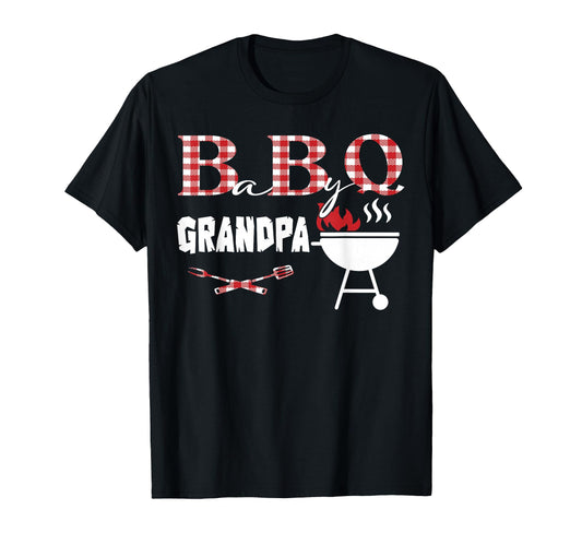 Bbq Grandpa Shower Birthday Party T-Shirt - Unique Graphic for Adults - T-Shirt, Sweatshirt, Hoodie