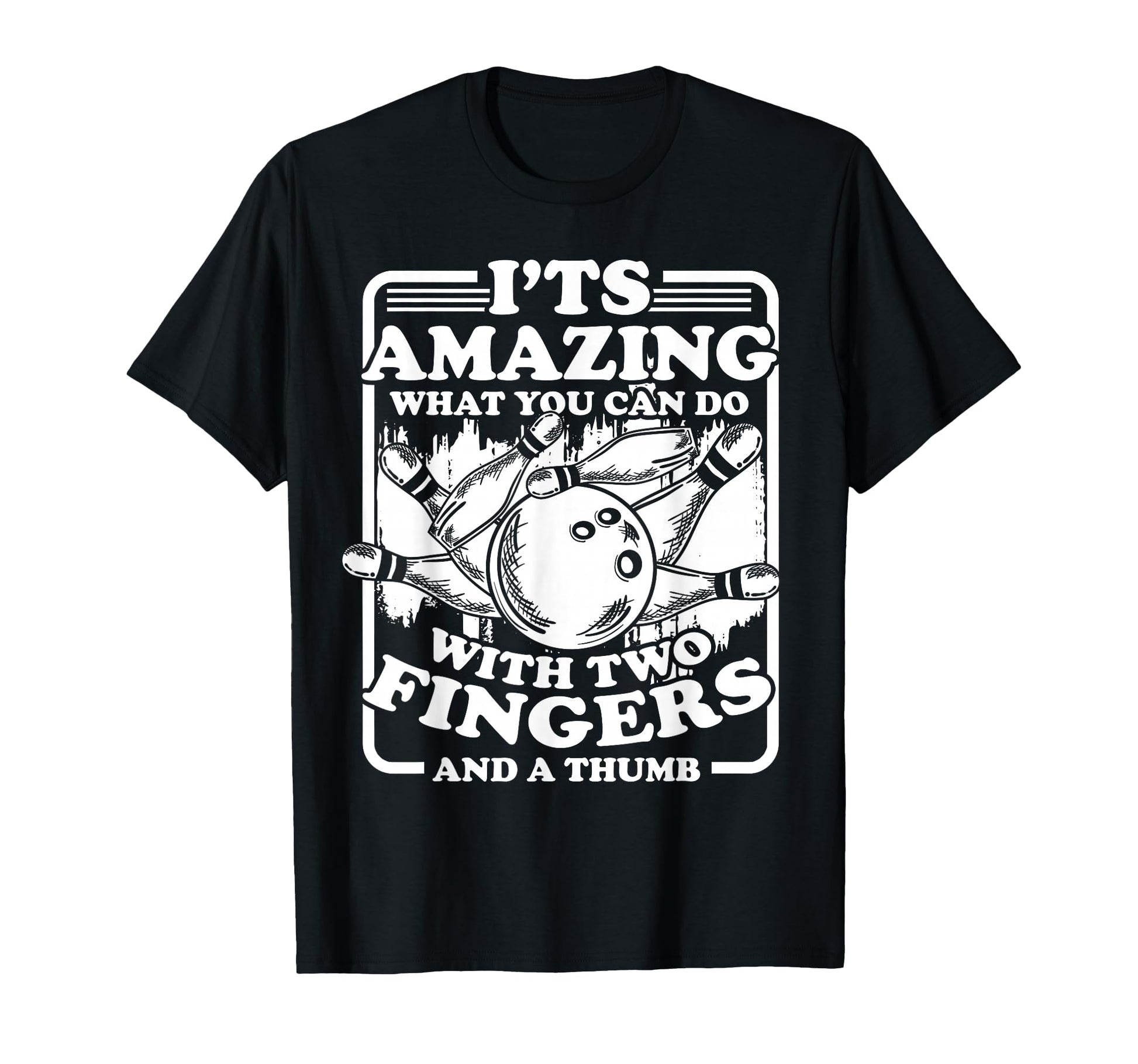 Bowling Alley Pins Spare Strike T-Shirt - Streetwear Style Unisex - T-Shirt, Sweatshirt, Hoodie