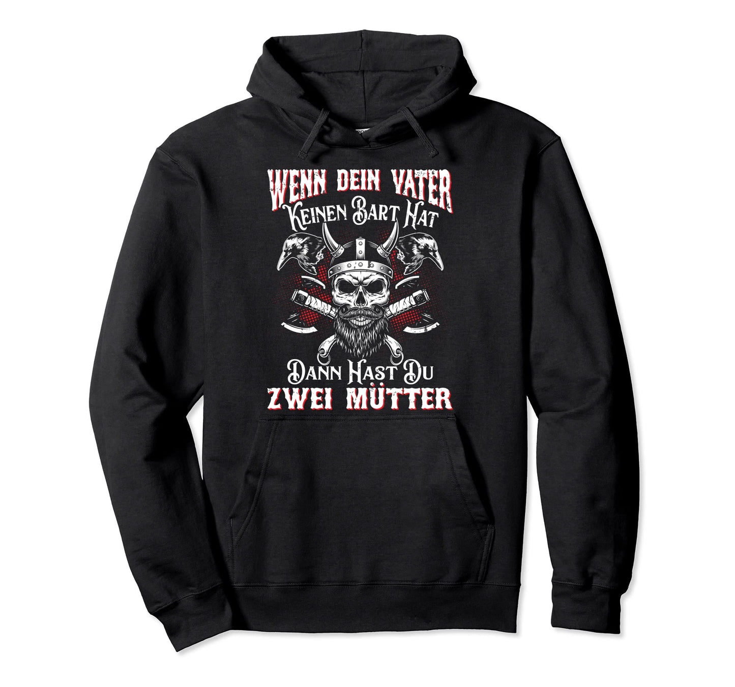 Funny Bearded Long Beard Bearded Dad Hoodie - Custom Art Print Unisex - T-Shirt, Sweatshirt, Hoodie