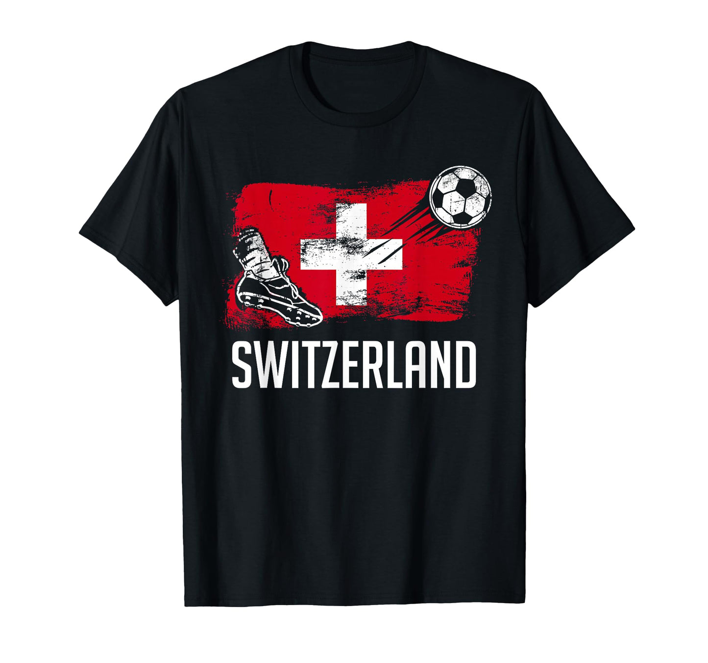 Switzerland Flag Jersey Swiss T-Shirt - Casual Everyday Wear for Adults - T-Shirt, Sweatshirt, Hoodie