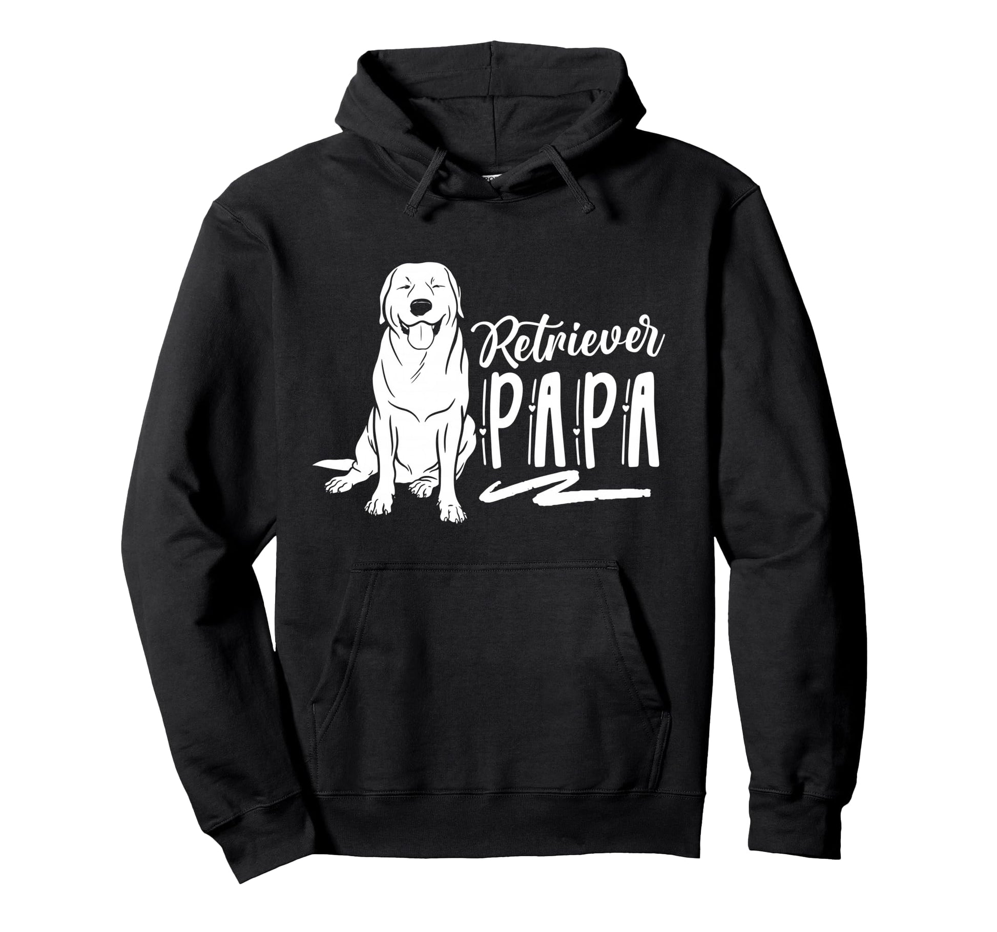 Retriever Papa Guy Sayings Pet Hoodie - Custom Art Print Men Women - T-Shirt, Sweatshirt, Hoodie