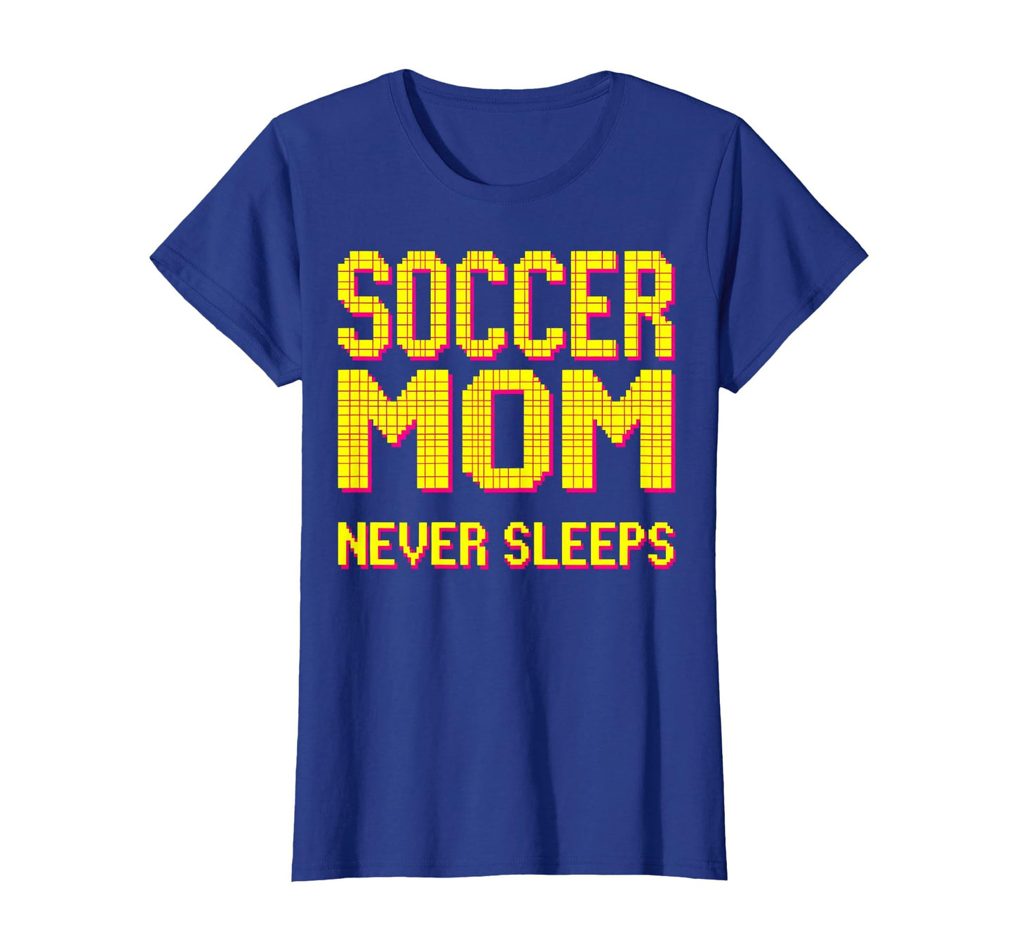 Soccer Mom Never Sleeps Funny Sports Parent T-Shirt - Trendy Graphic Unisex - T-Shirt, Sweatshirt, Hoodie