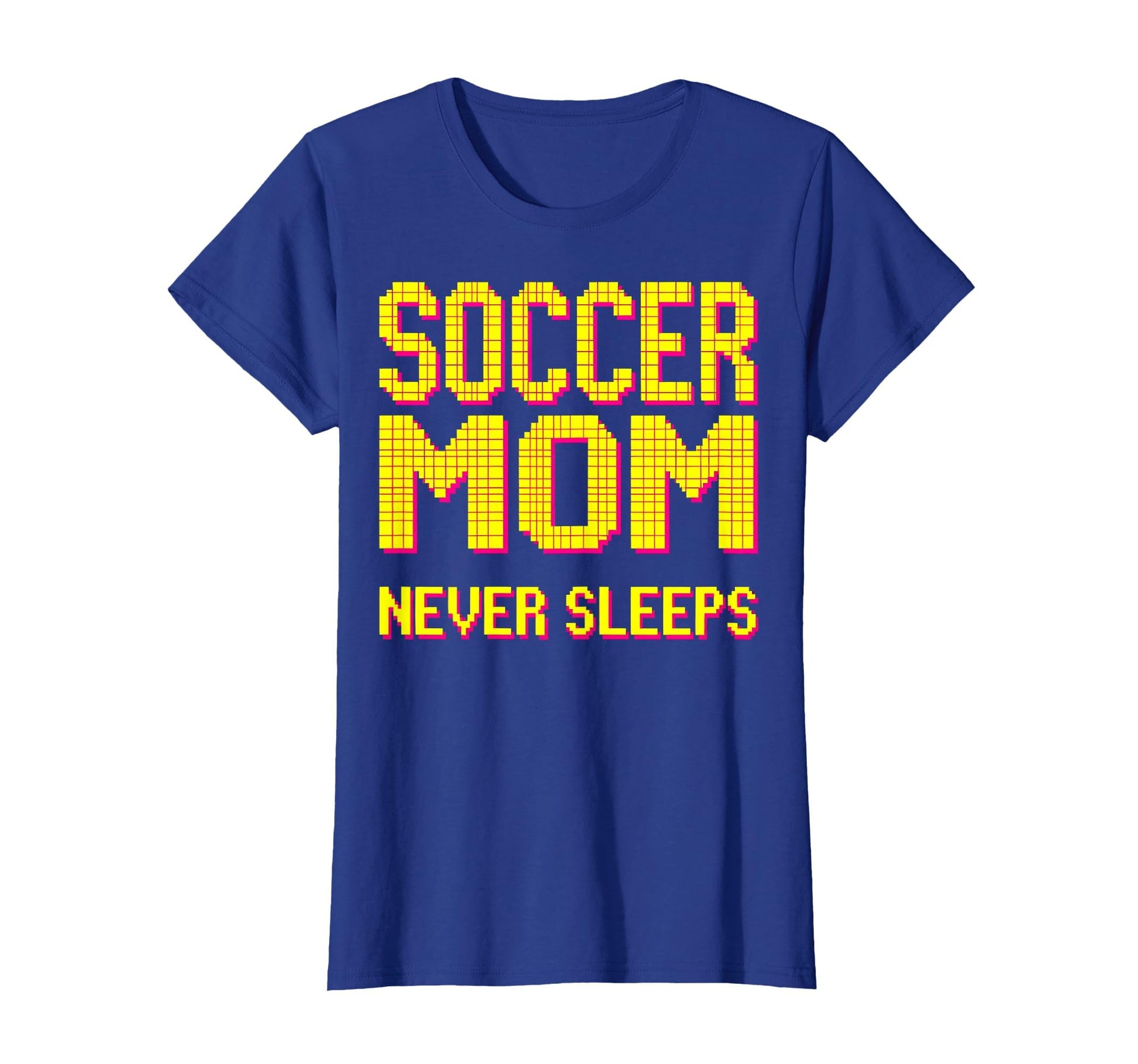 Soccer Mom Never Sleeps Funny Sports Parent T-Shirt - Trendy Graphic Unisex - T-Shirt, Sweatshirt, Hoodie