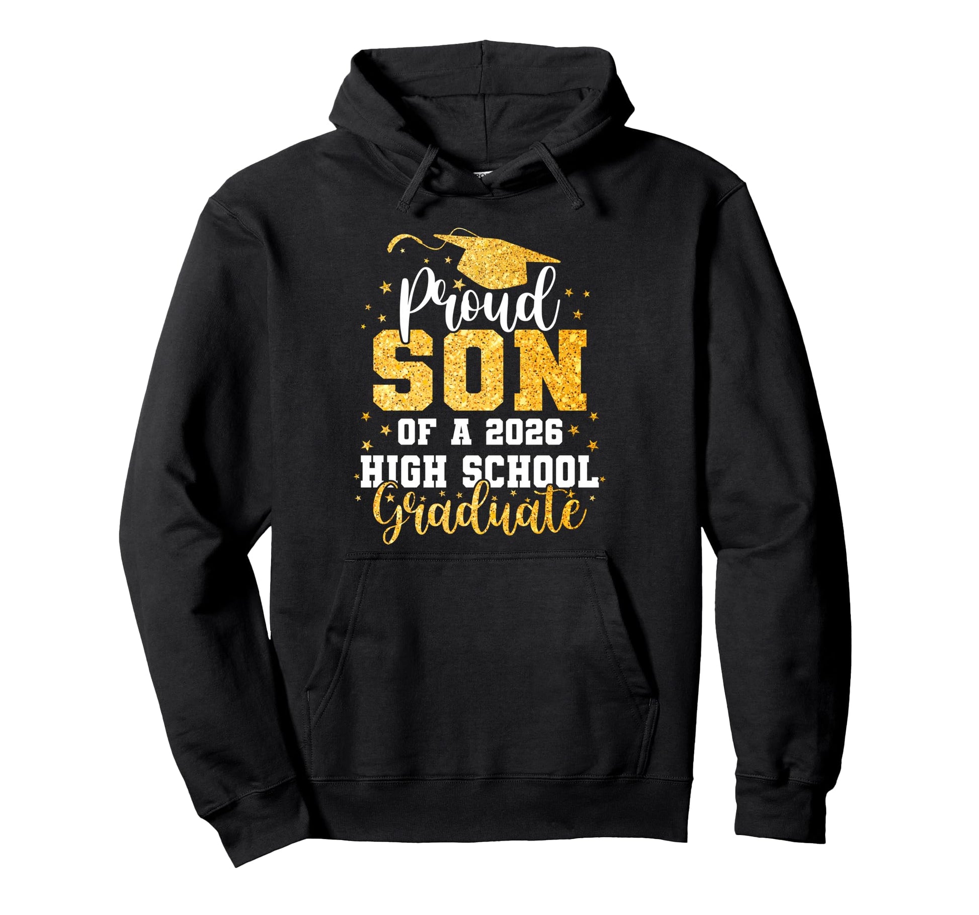 Proud Son Class 2026 High School Hoodie - Casual Everyday Wear Unisex - T-Shirt, Sweatshirt, Hoodie