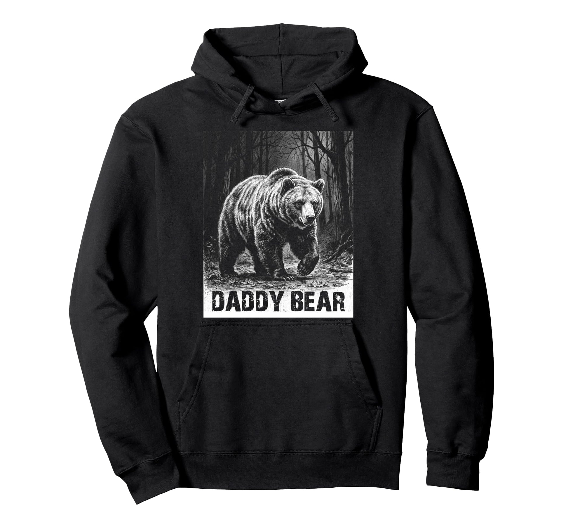 Daddy Bear Family Matching Dad Hoodie - Unique Graphic Unisex - T-Shirt, Sweatshirt, Hoodie