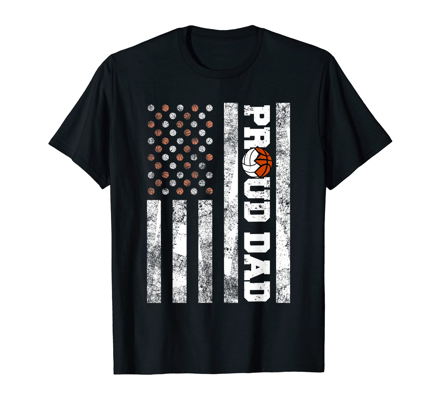 Proud Dad American Flag Funny T-Shirt - Trendy Graphic Men Women - T-Shirt, Sweatshirt, Hoodie