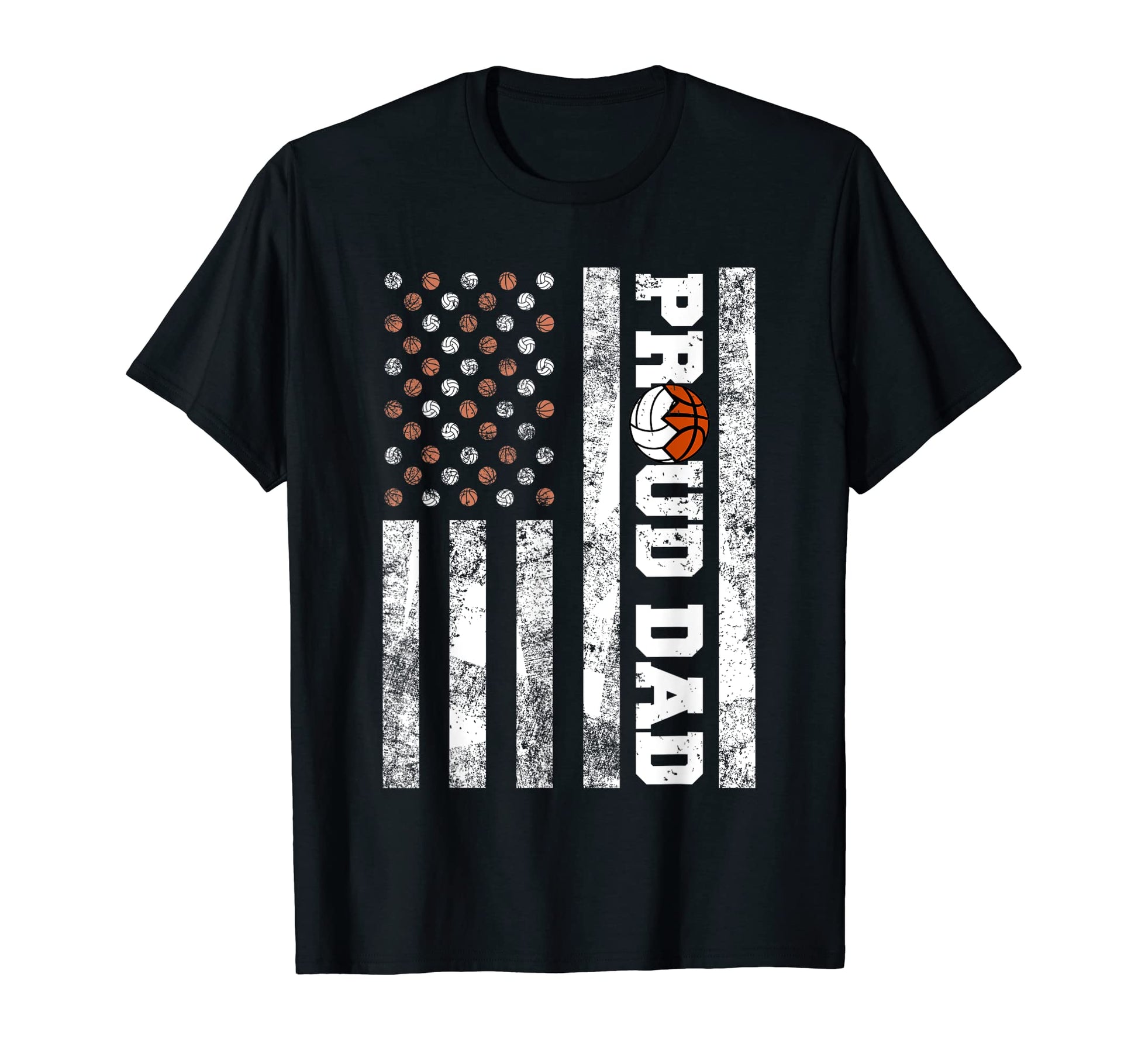 Proud Dad American Flag Funny T-Shirt - Trendy Graphic Men Women - T-Shirt, Sweatshirt, Hoodie