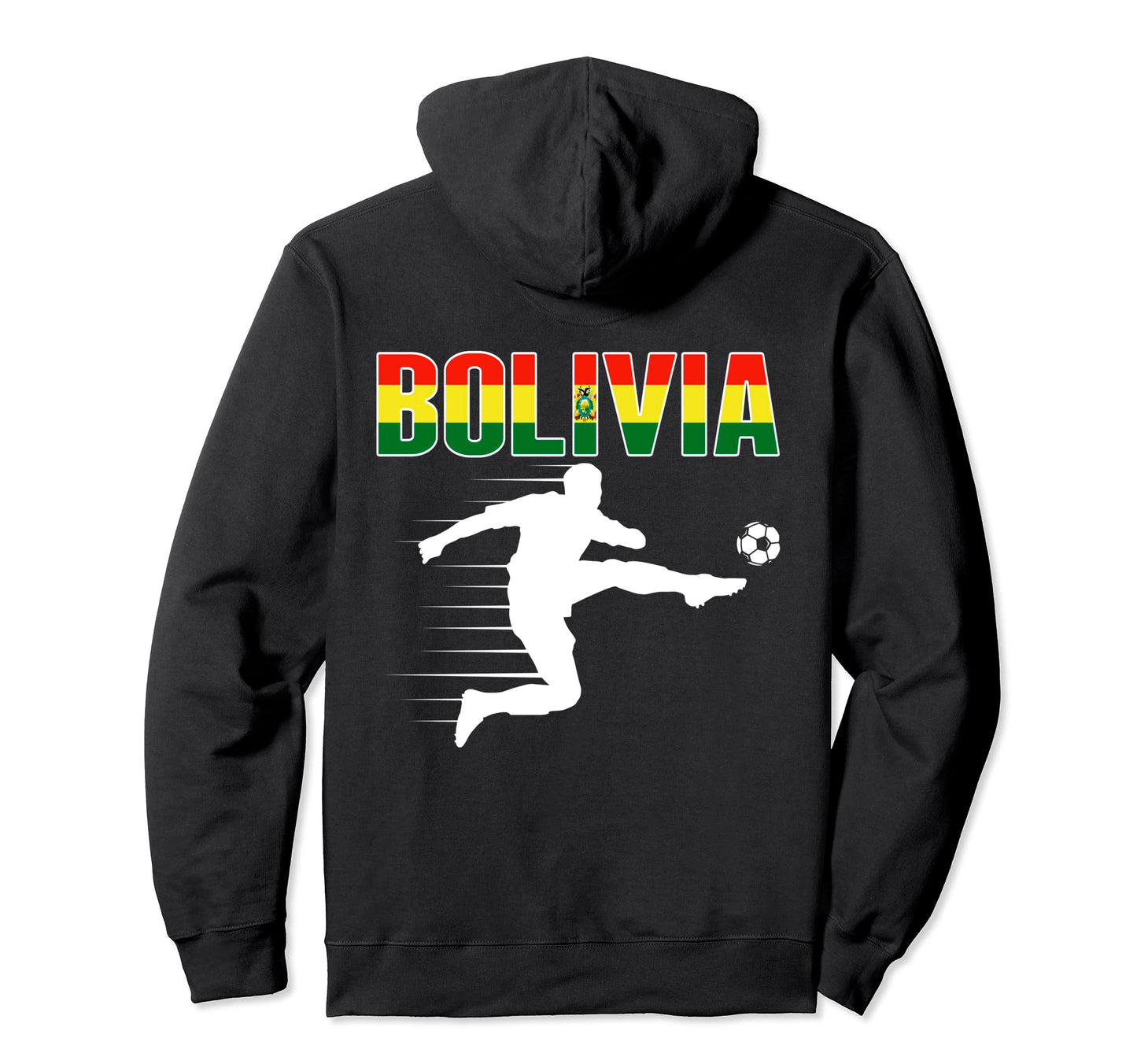 Bolivia Soccer Fans Jersey Bolivian Hoodie - Minimalist Print for Adults - T-Shirt, Sweatshirt, Hoodie