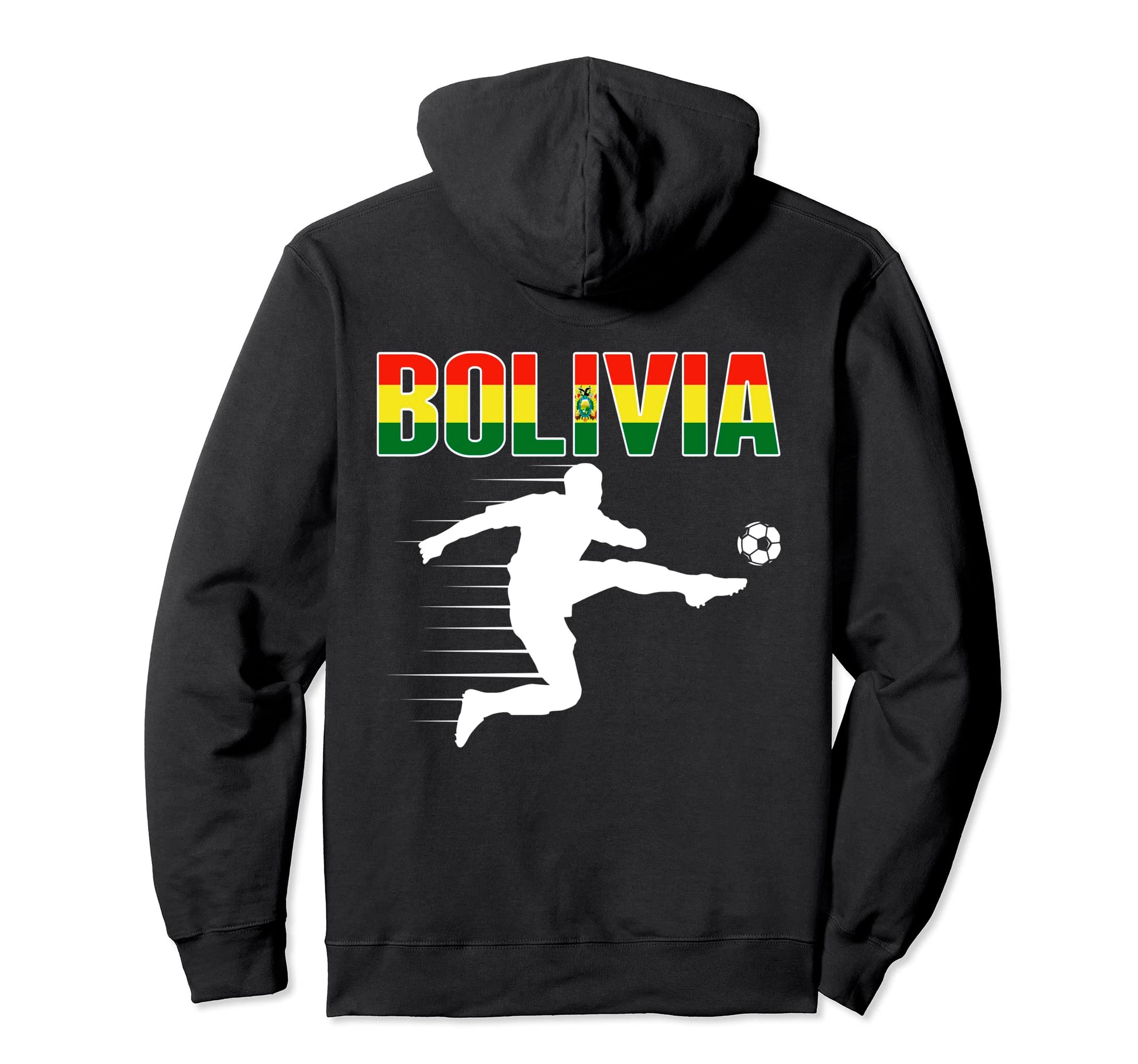 Bolivia Soccer Fans Jersey Bolivian Hoodie - Minimalist Print for Adults - T-Shirt, Sweatshirt, Hoodie